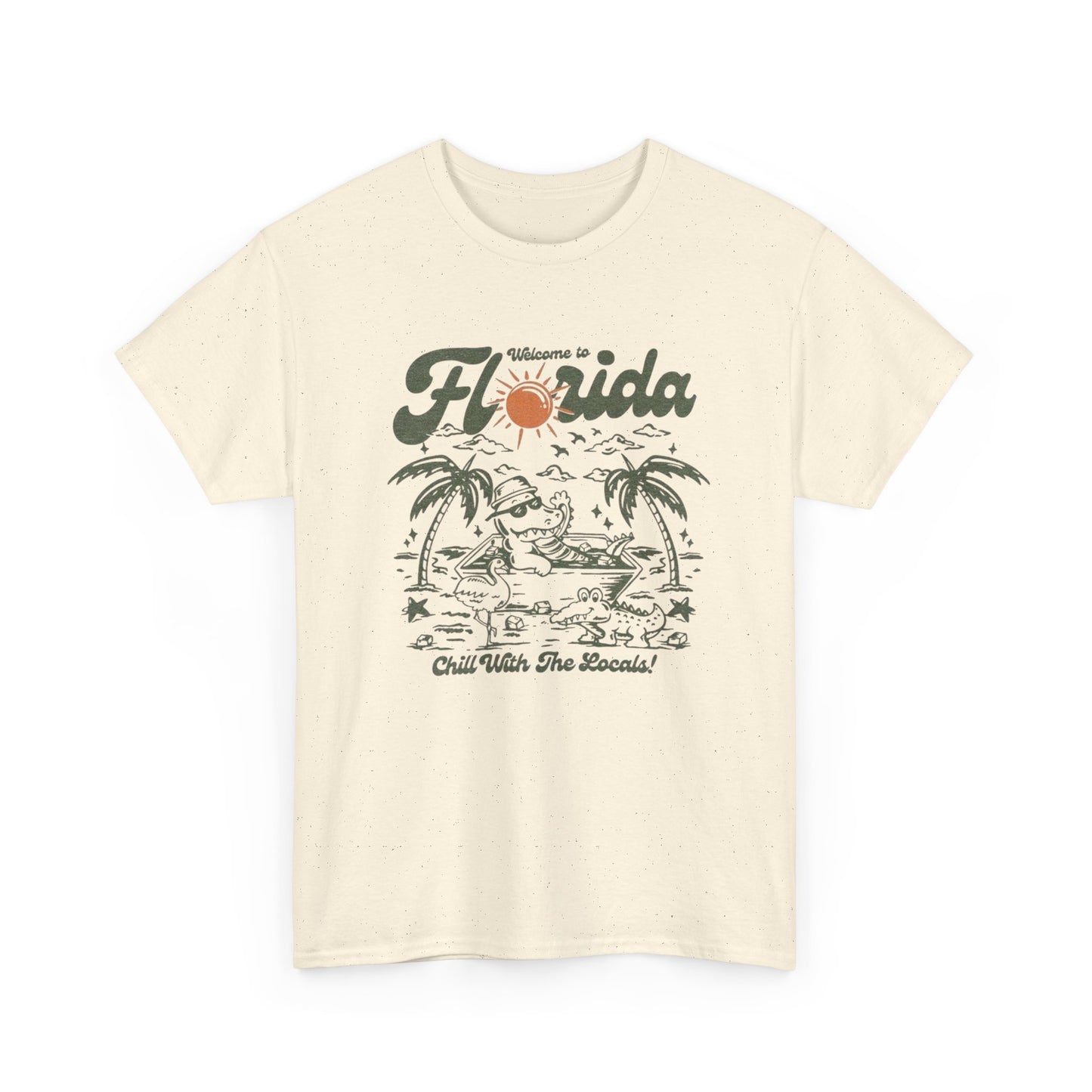 Welcome To Florida Gators Graphic T Shirt S-5XL NEW Unisex Heavy Cotton Tee