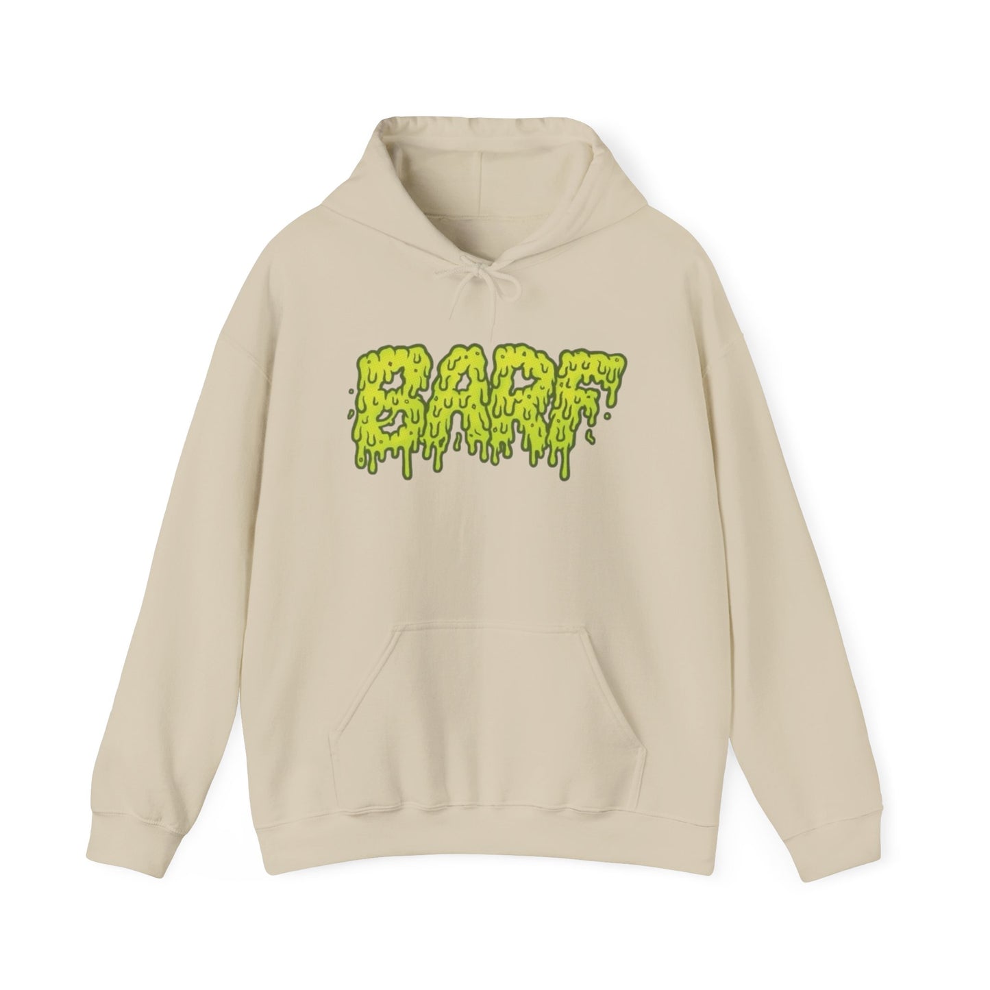 Barf Funny Vintage Logo Graphic Hoodie Unisex Heavy Blend™ Hooded Sweatshirt