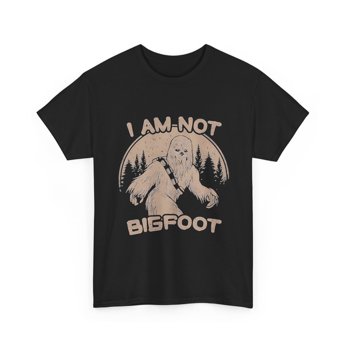 Im Not Bigfoot Funny Graphic T Shirt NEW Vintage Unisex Heavy Cotton Tee
