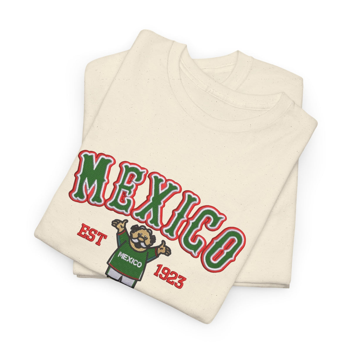 Mexico Graphic Tee, Est  Men's Graphic Tee Cactus Character Shirt