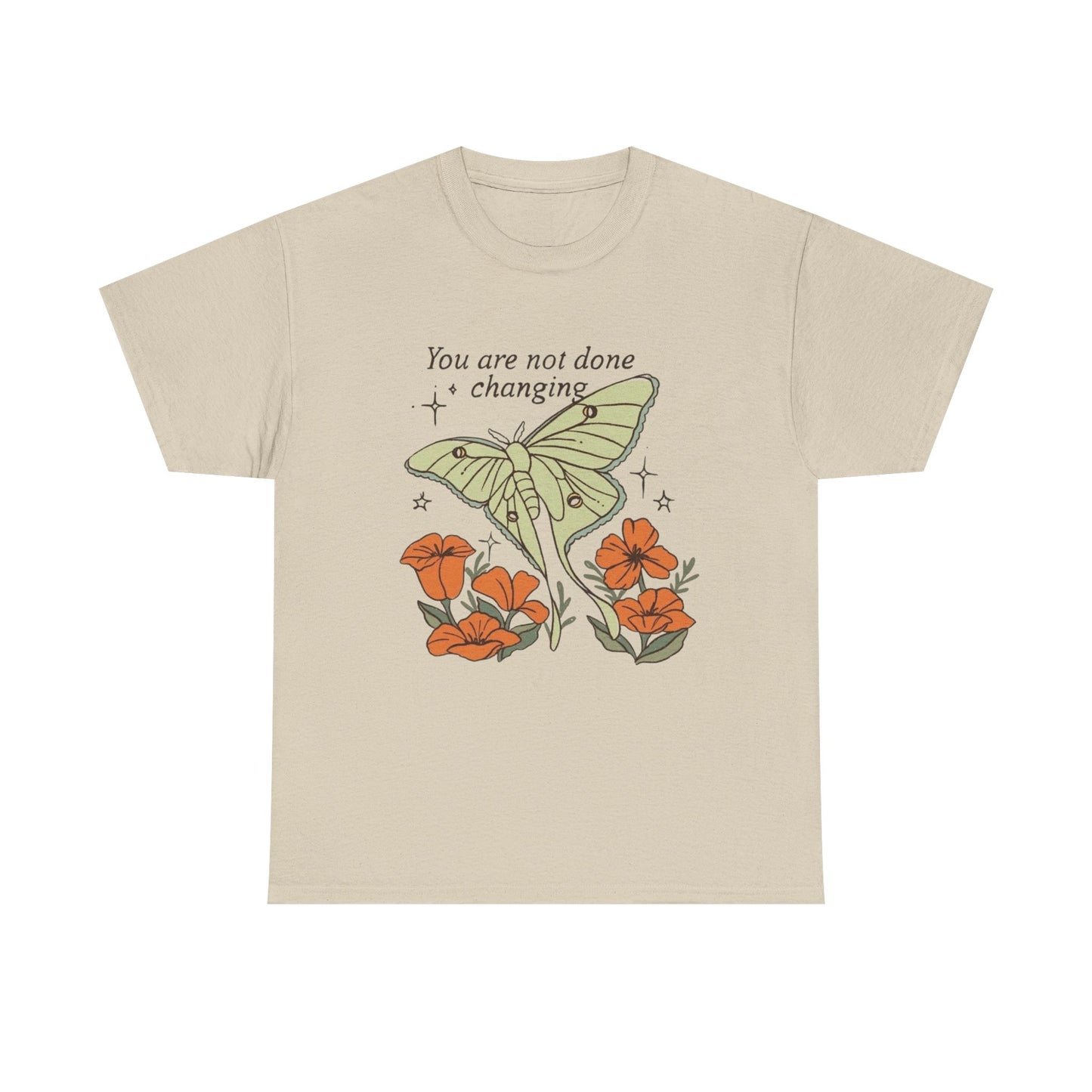 Beautiful Butterfly Graphic T Shirt Unisex Heavy Cotton Tee