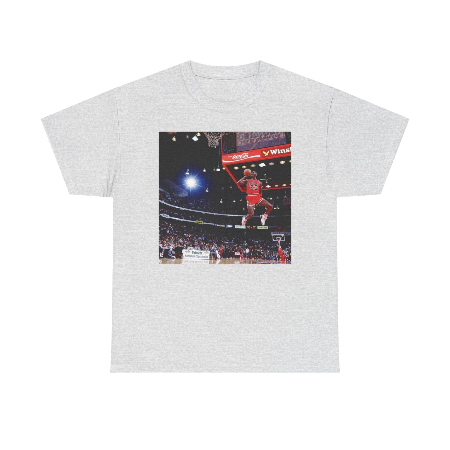 Michael Jordan Graphic T Shirt Retro Dunk Contest Unisex Heavy Cotton Tee