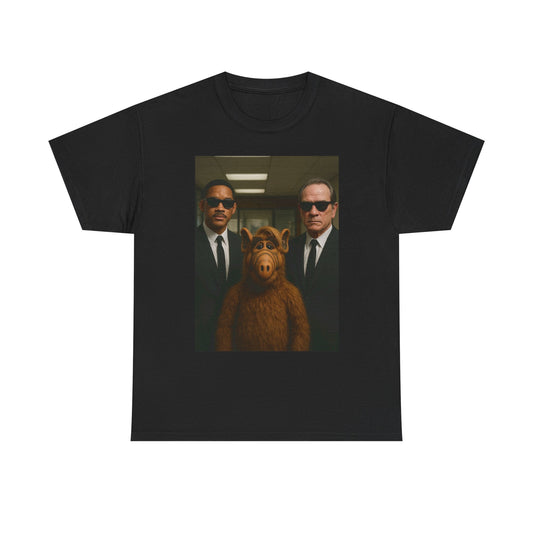 Men In Black Alf Funny T Shirt Unisex Heavy Cotton Tee
