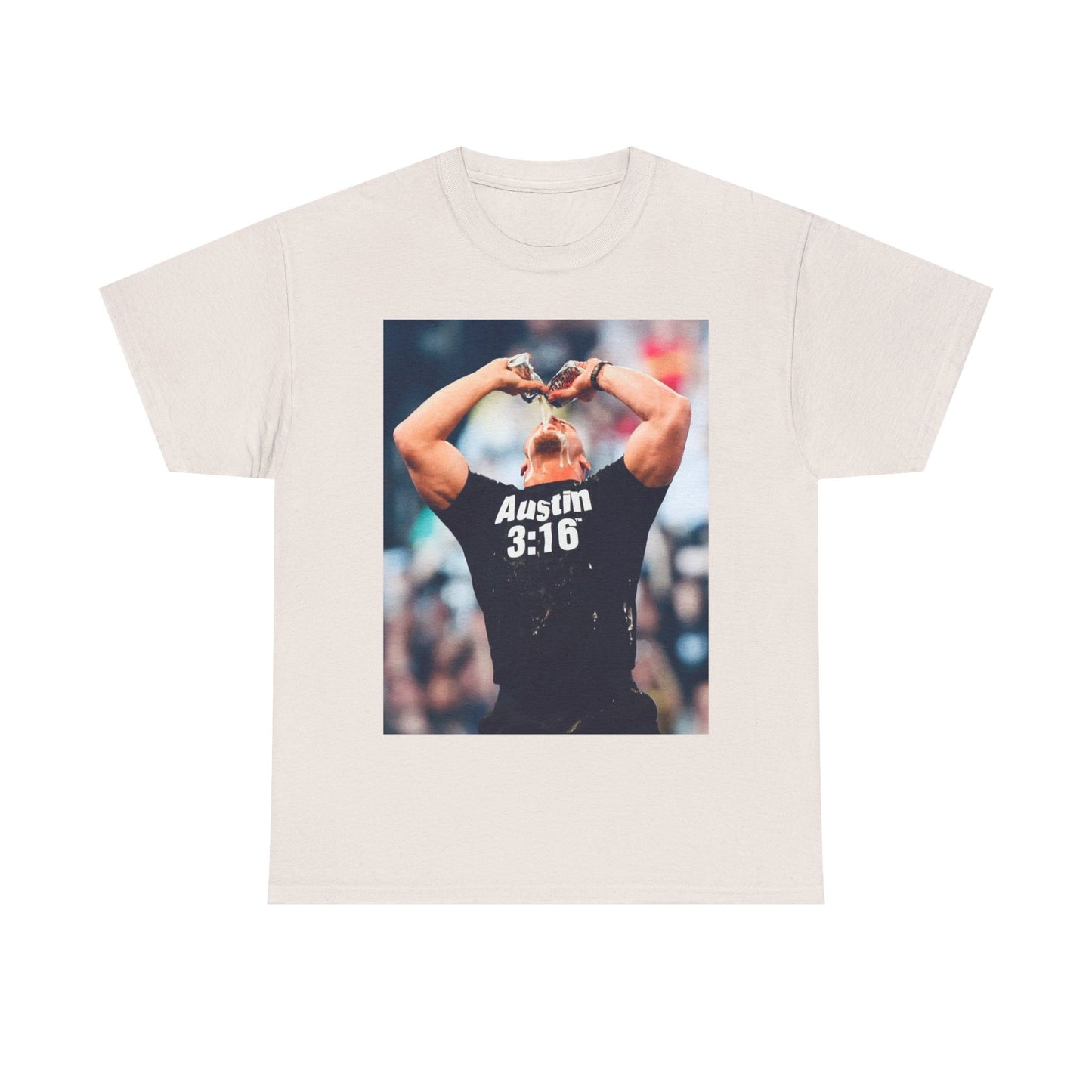 Stone cold Steve Austin T-shirt vintage wrestling mma Unisex Heavy Cotton Tee