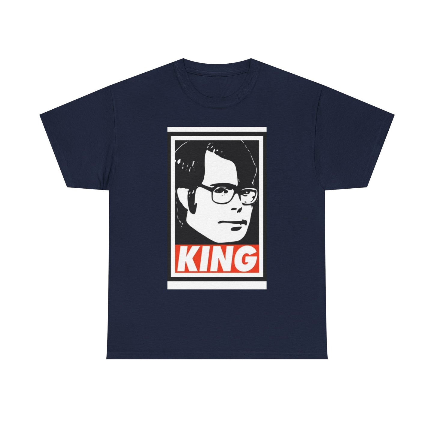 Stephen King Shirt Retro Poster Horror Funny Gift Scary Unisex Heavy Cotton Tee