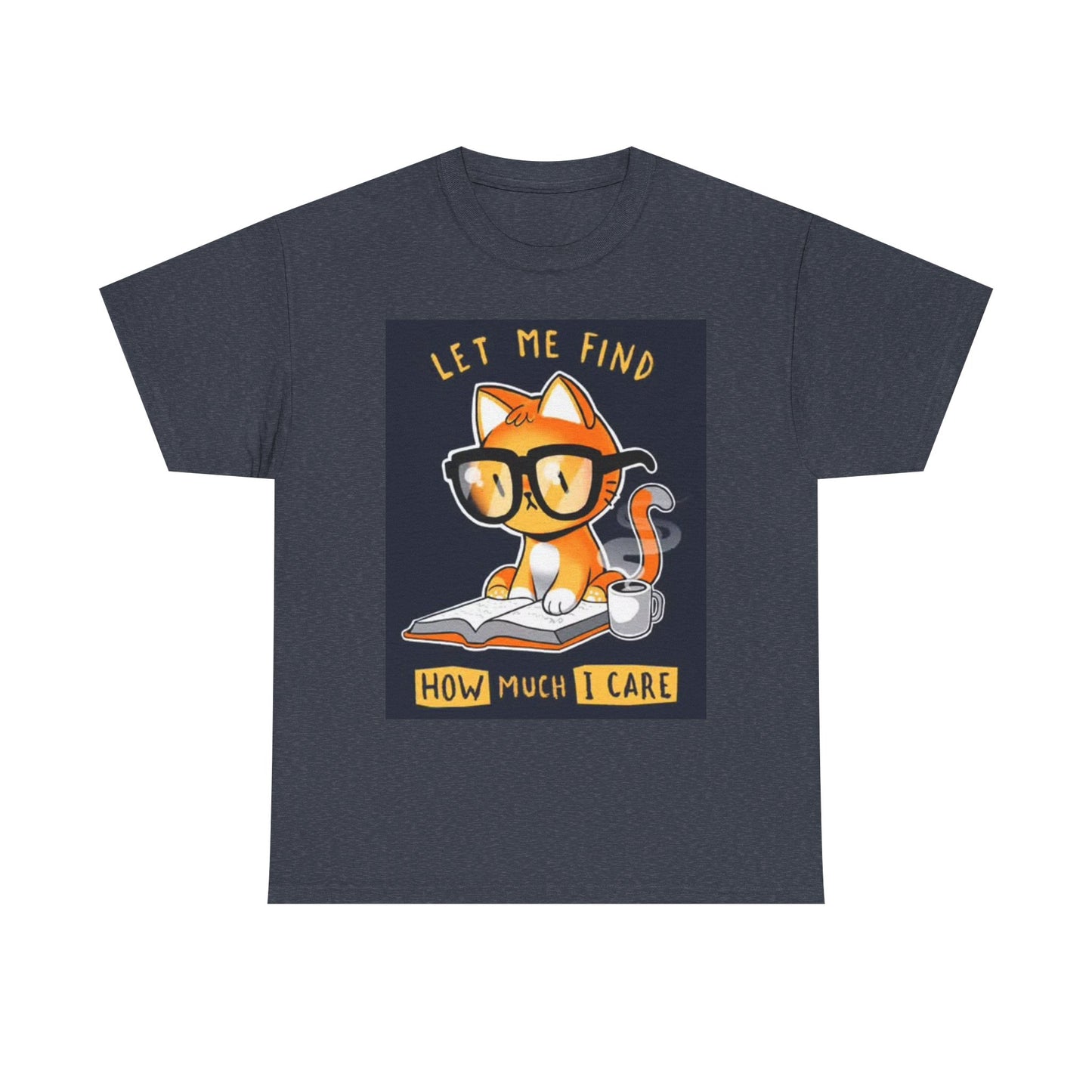 Curious Funny Cat Shirt Cute Kitten Sarcastic Jokes Unisex Heavy Cotton Tee