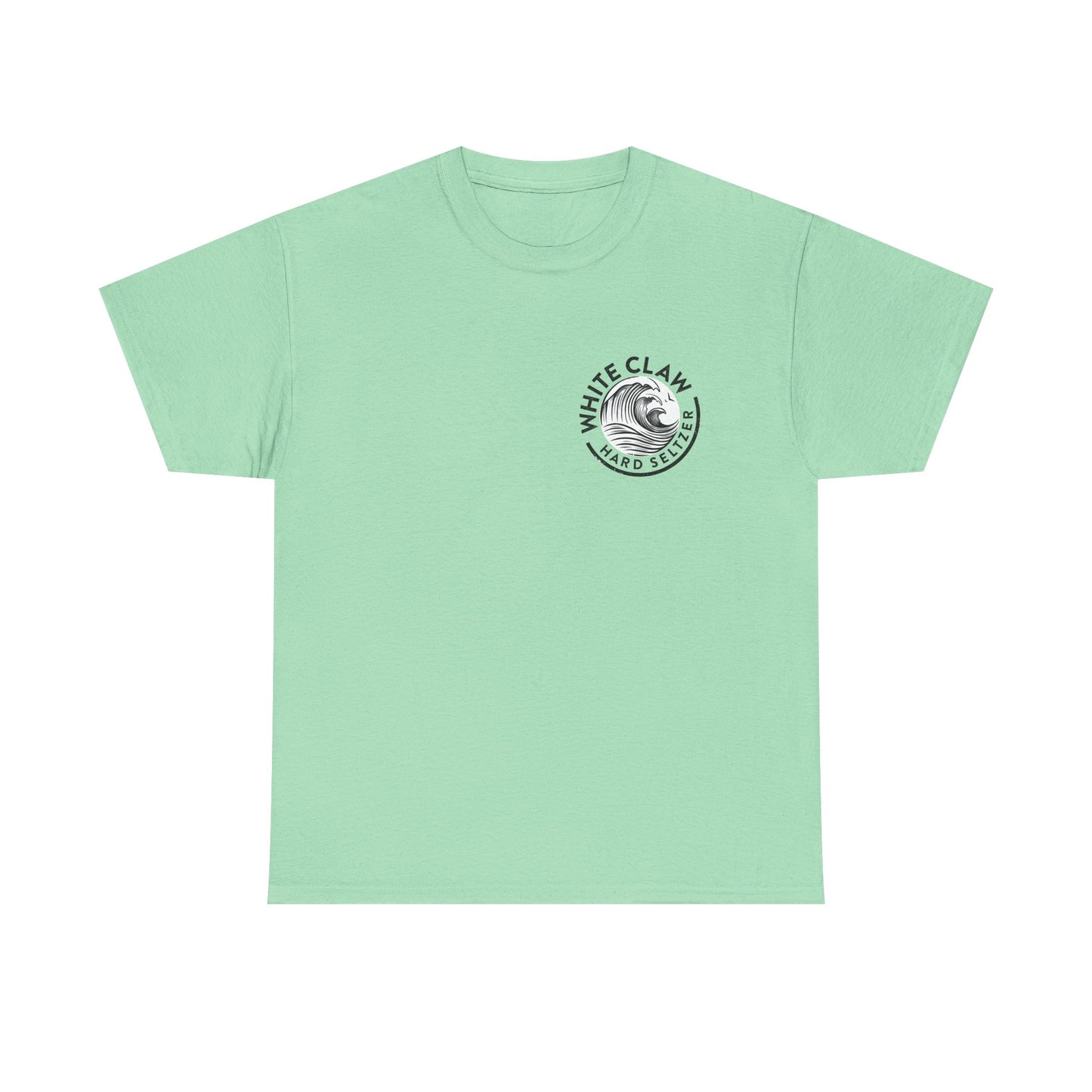 White Claw Retro Graphic T Shirt Adult NEW Unisex Heavy Cotton Tee