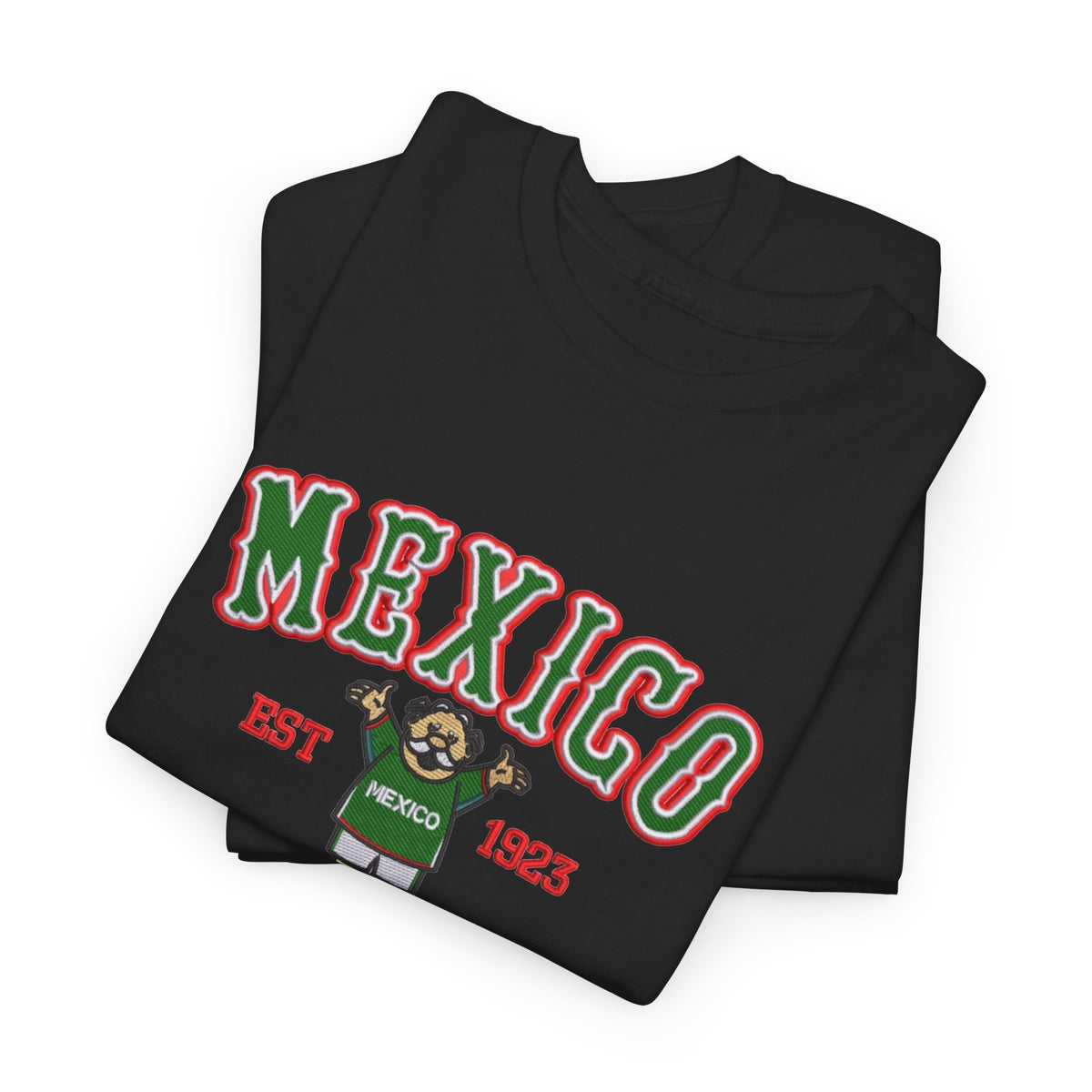 Mexico Graphic Tee, Est  Men's Graphic Tee Cactus Character Shirt
