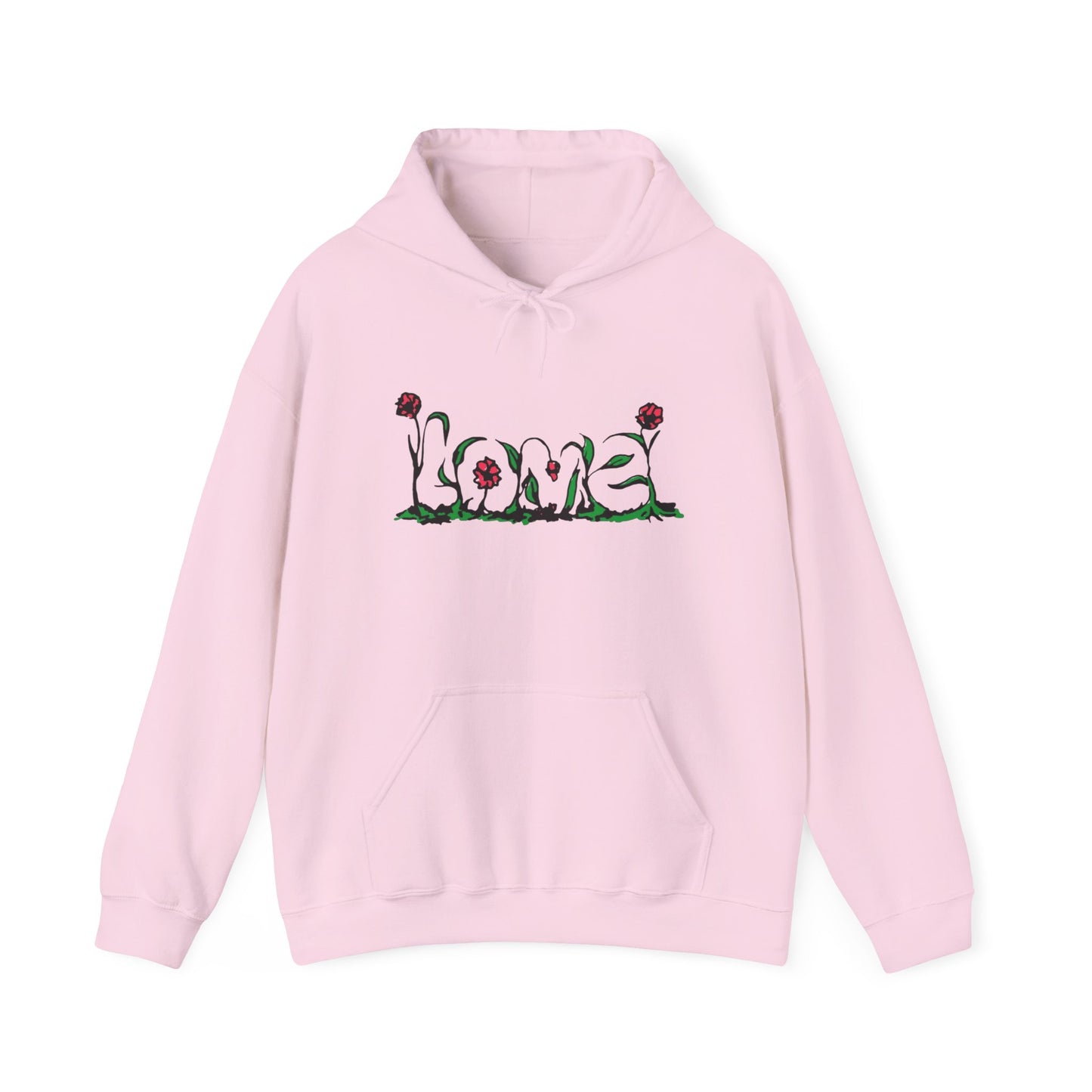 Love Roses Graphic Hoodie Unisex Heavy Blend™ Hooded Sweatshirt