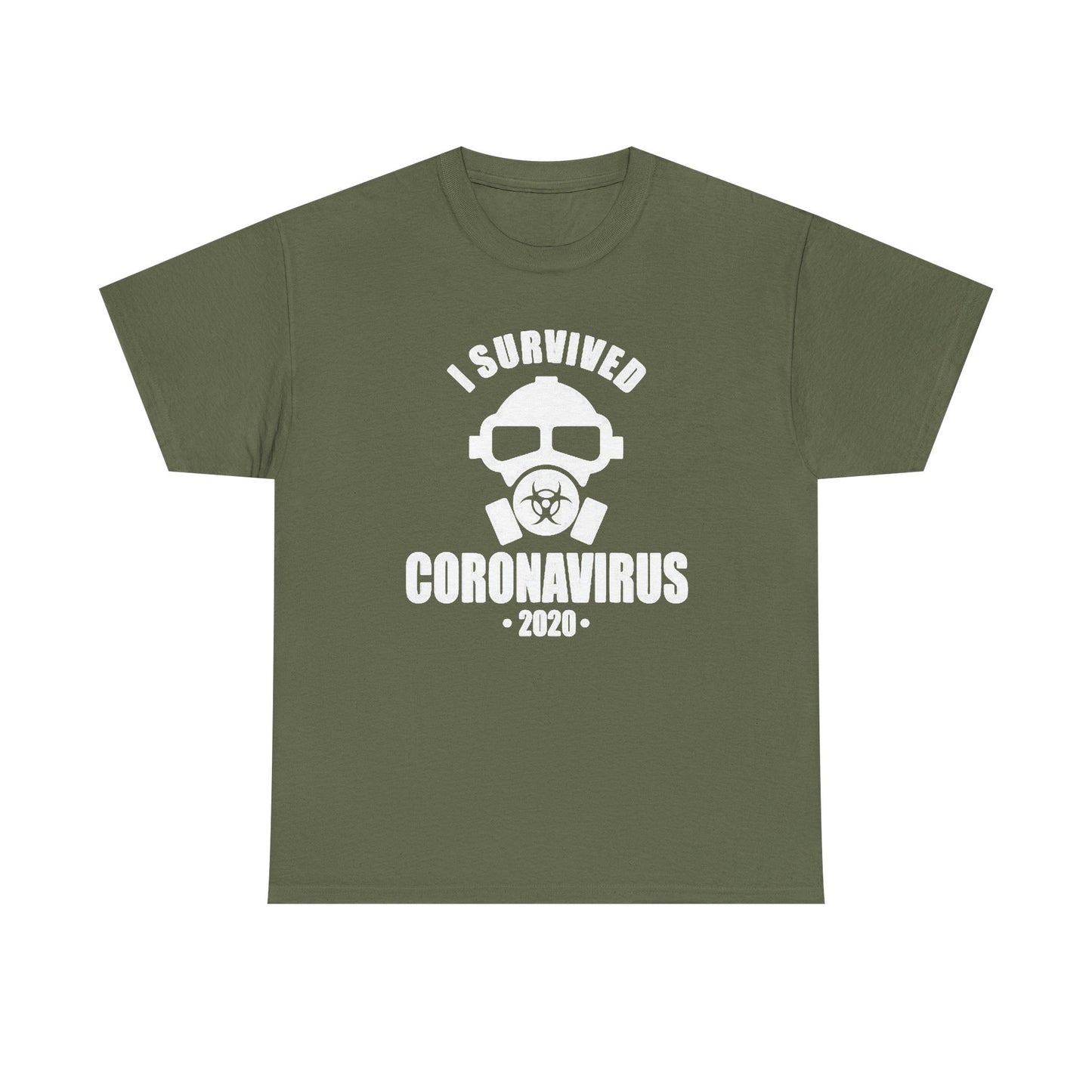 I Survived Coronavirus Funny Graphic T Shirt NEW Adult Regular Sizing Tee