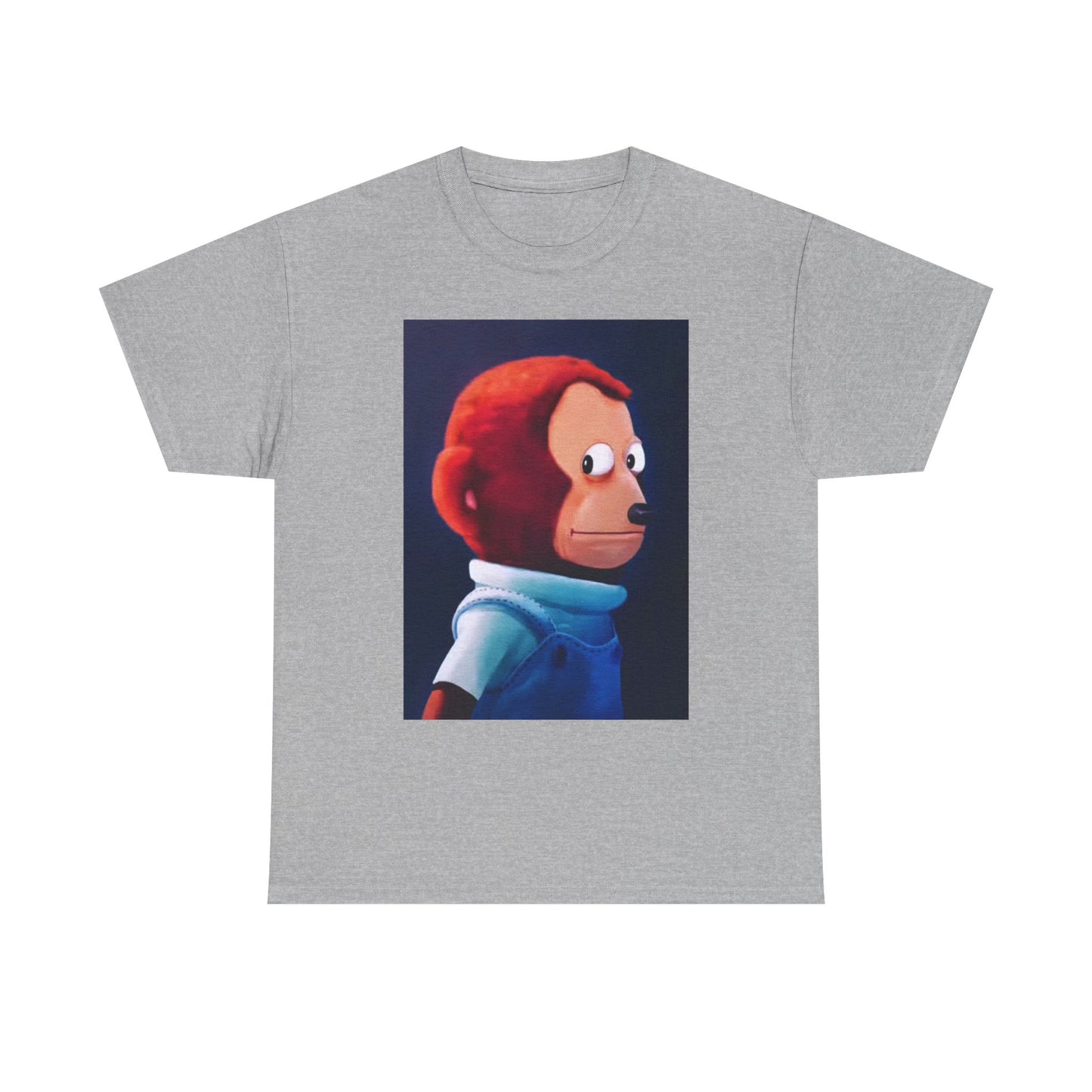 Funny Side Eye Jokes T Shirt MEME Comedy Cartoon Painting Unisex Heavy Cotton