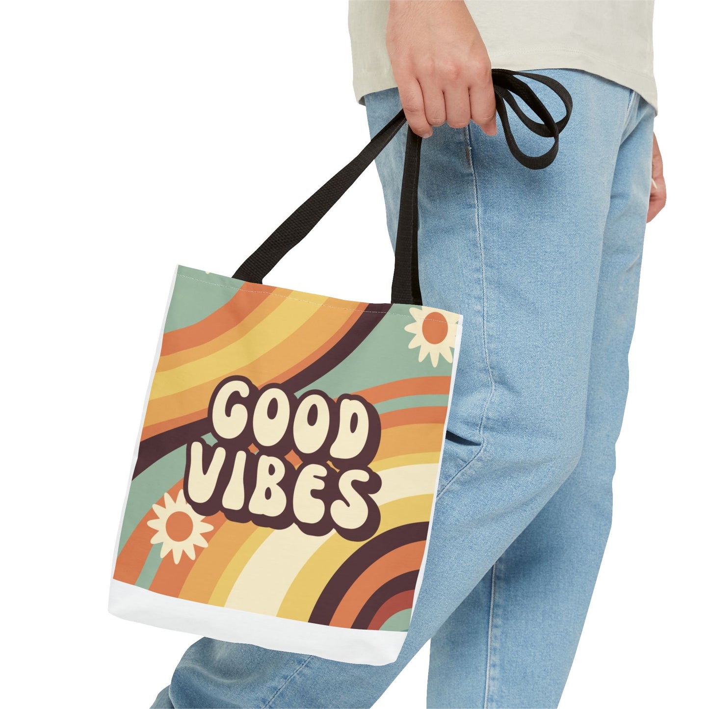 Good Vibes BRAND NEW BEACH Tote Bag (AOP)