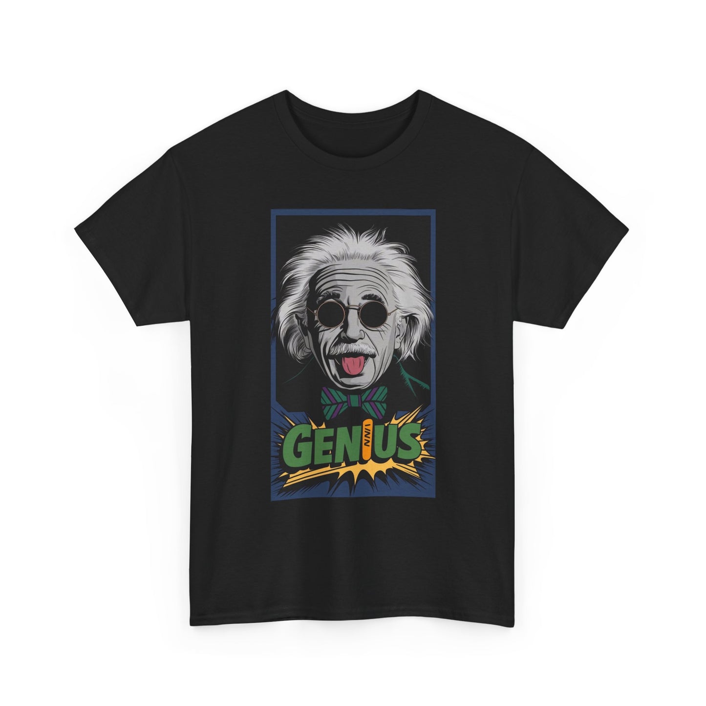 Funny Einstein Genius Graphic T Shirt NEW Cotton Tee Gift