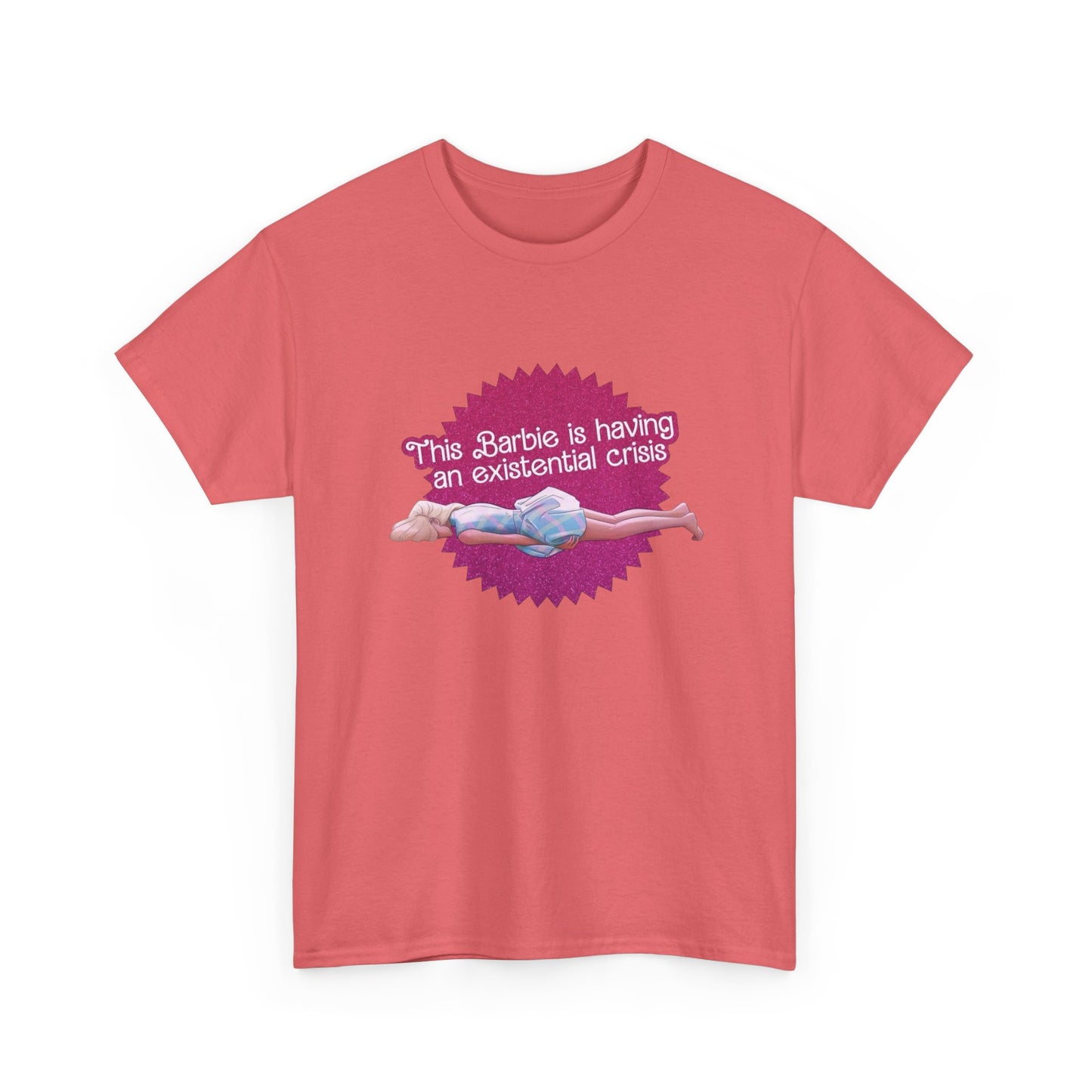 Having A Extensional Crisis Funny Graphic T Shirt Unisex Heavy Cotton Tee GIFT