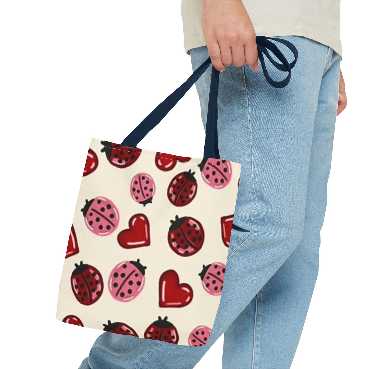 Ladybug Hearts All Over Print BRAND NEW Purse - Pocketbook - Travel Tote Bag