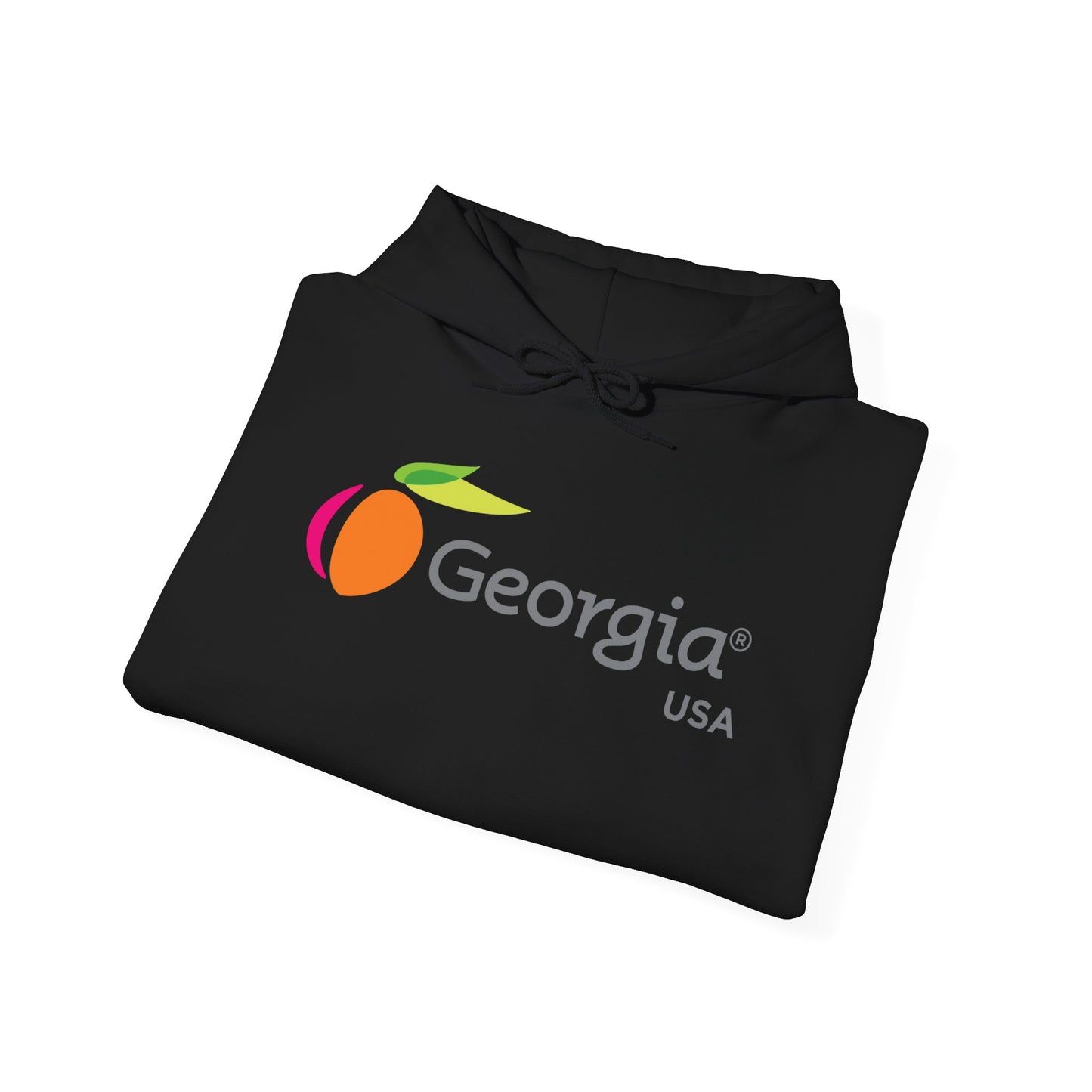 Georgia State Peach Logo BRAND NEW Unisex Heavy Blend™ Hooded Sweatshirt