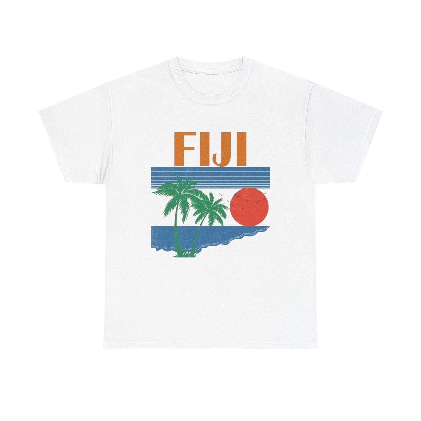 Fiji Vintage Graphic T Shirt NEW Adult Unisex Heavy Cotton Tee