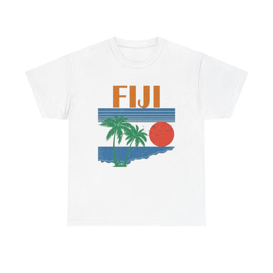 Fiji Vintage Graphic T Shirt NEW Adult Unisex Heavy Cotton Tee