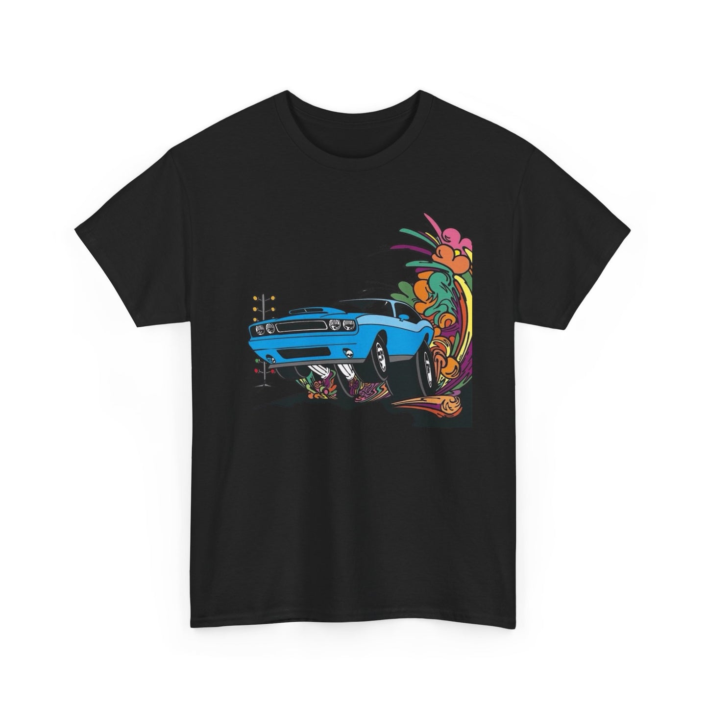 Dodge Challenger Racing Graphic T Shirt ADULT NEW VINTAGE TEE