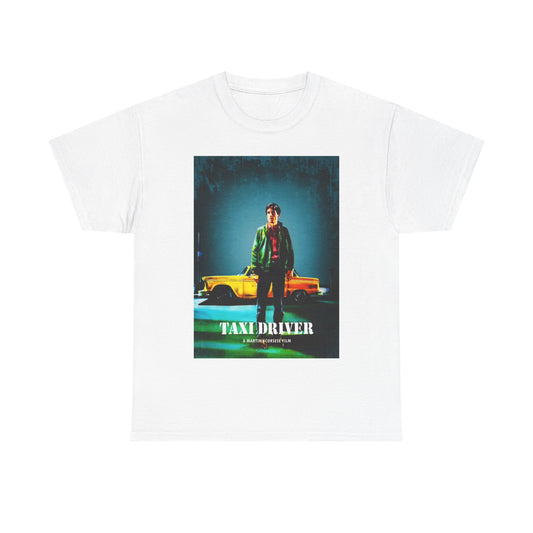 Taxi Driver Tshirt Vintage Movie Robert Deniro Graphic Unisex Heavy Cotton Tee