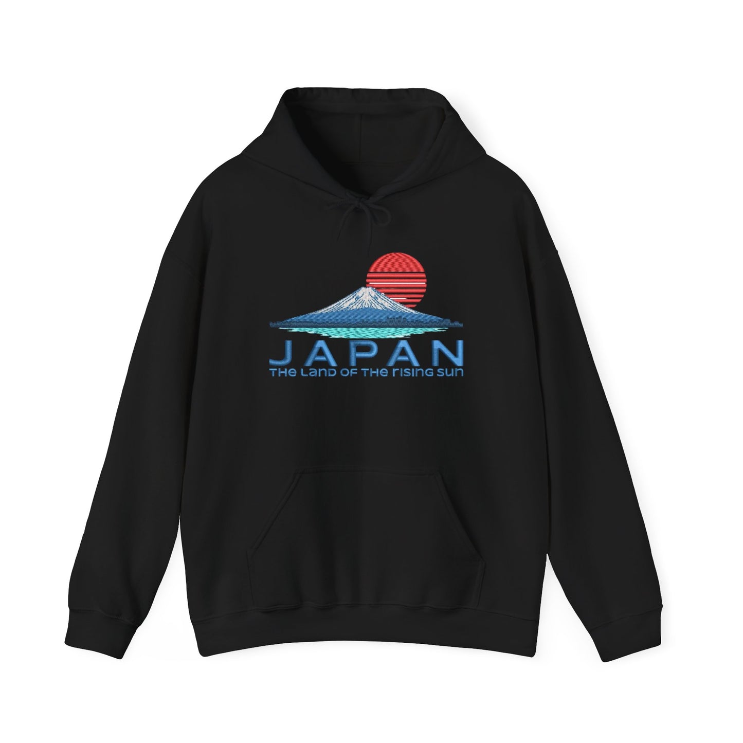 Japan Land Of The Rising Sun Graphic Hoodie Heavy Blend Sweatshirt NEW