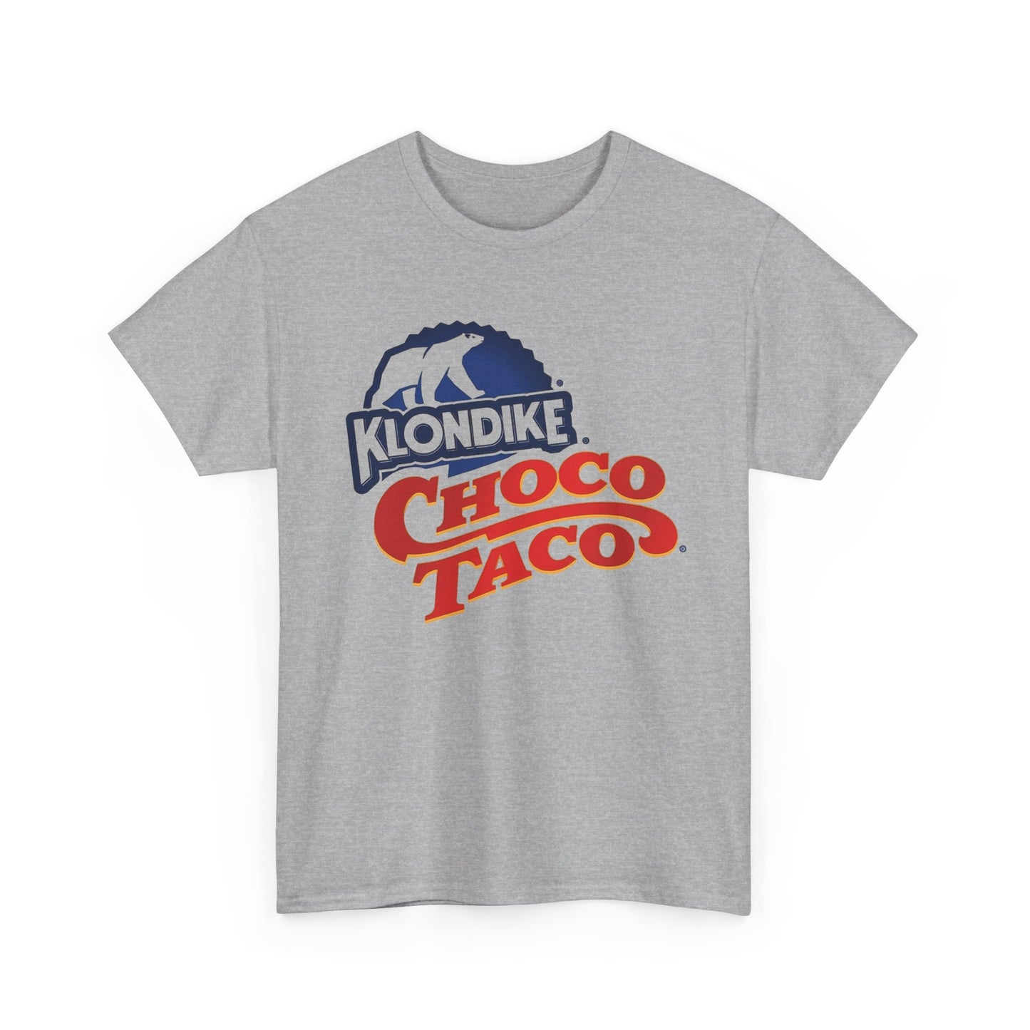 Klondike Shirt Choco Taco Funny Ice Cream Retro Nostalgic Unisex Heavy Cotton