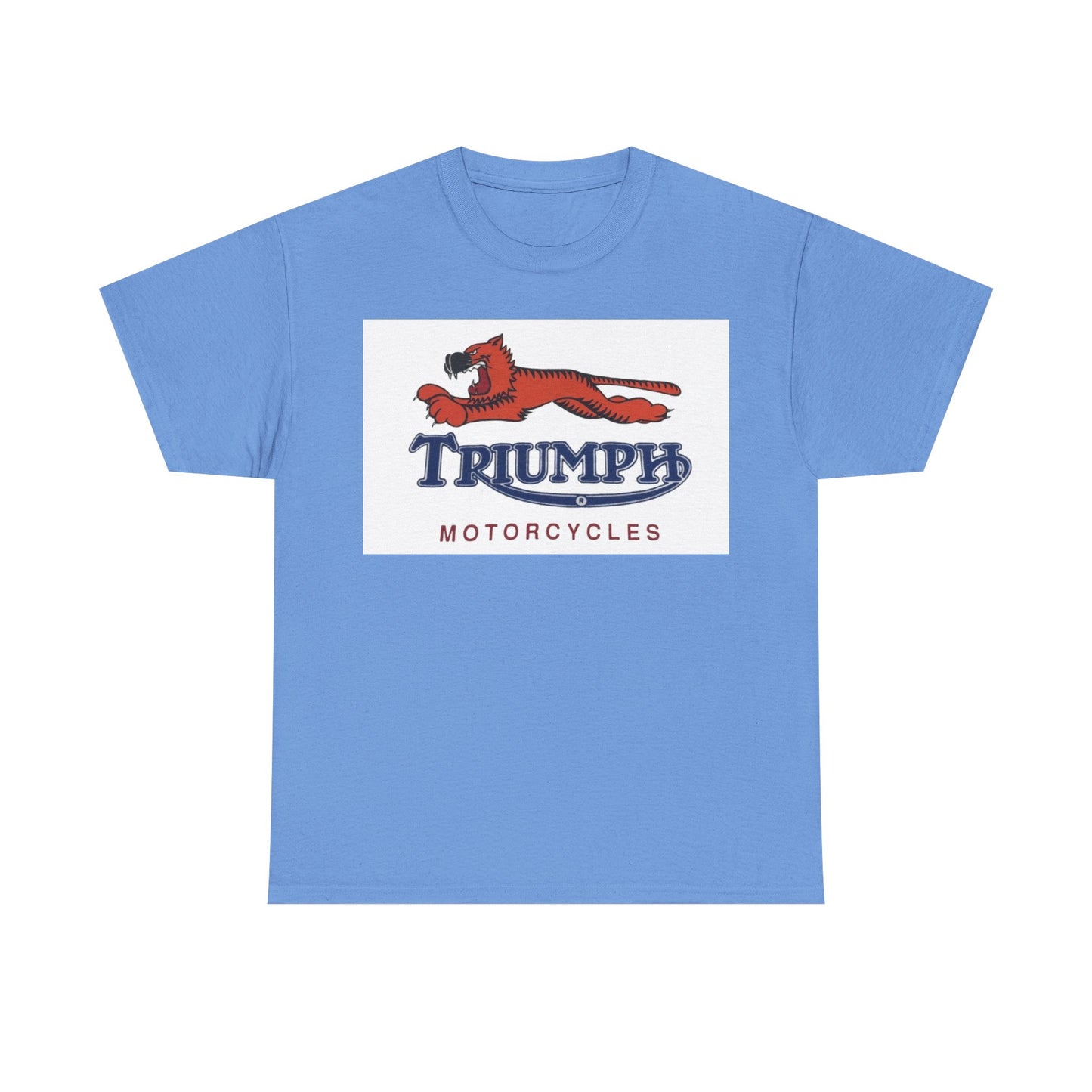 Triumph T-shirt vintage motorcycles nostalgia Tiger Unisex Heavy Cotton Tee