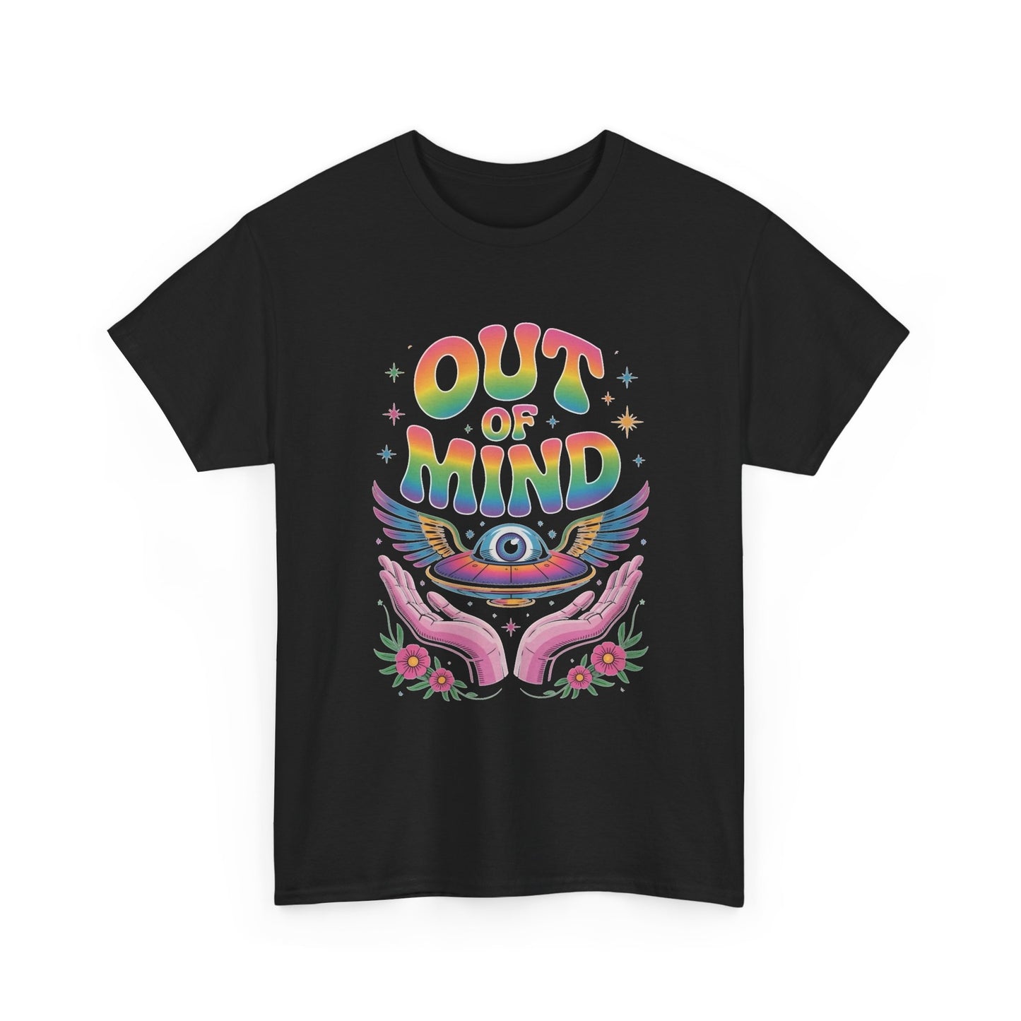 Out Of Mind Graphic T Shirt NEW Unisex Heavy Cotton Tee