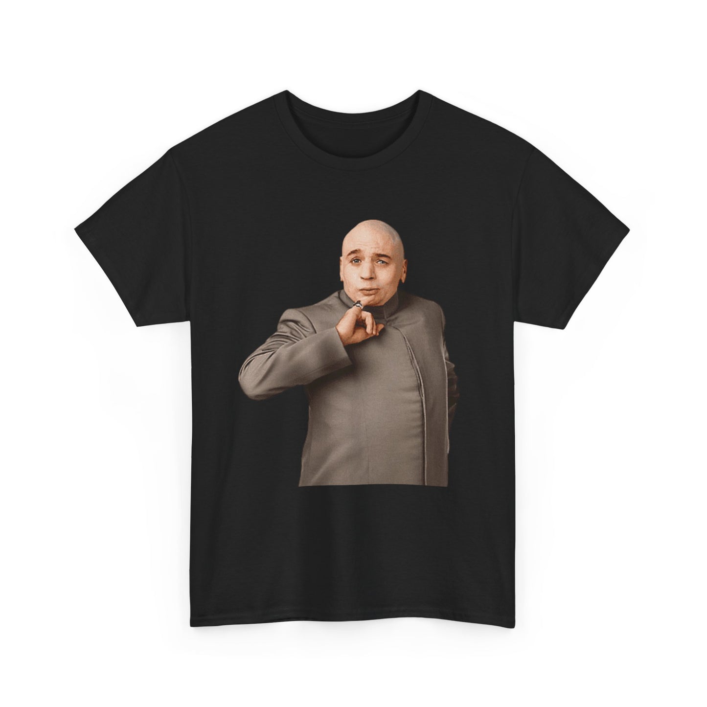 Dr Evil Funny Graphic T Shirt Austin Powers Retro Unisex Heavy Cotton Tee