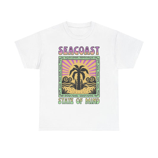 Seacoast State Of Mind Graphic T Shirt NEW Adult Regular Heavy Cotton Tee