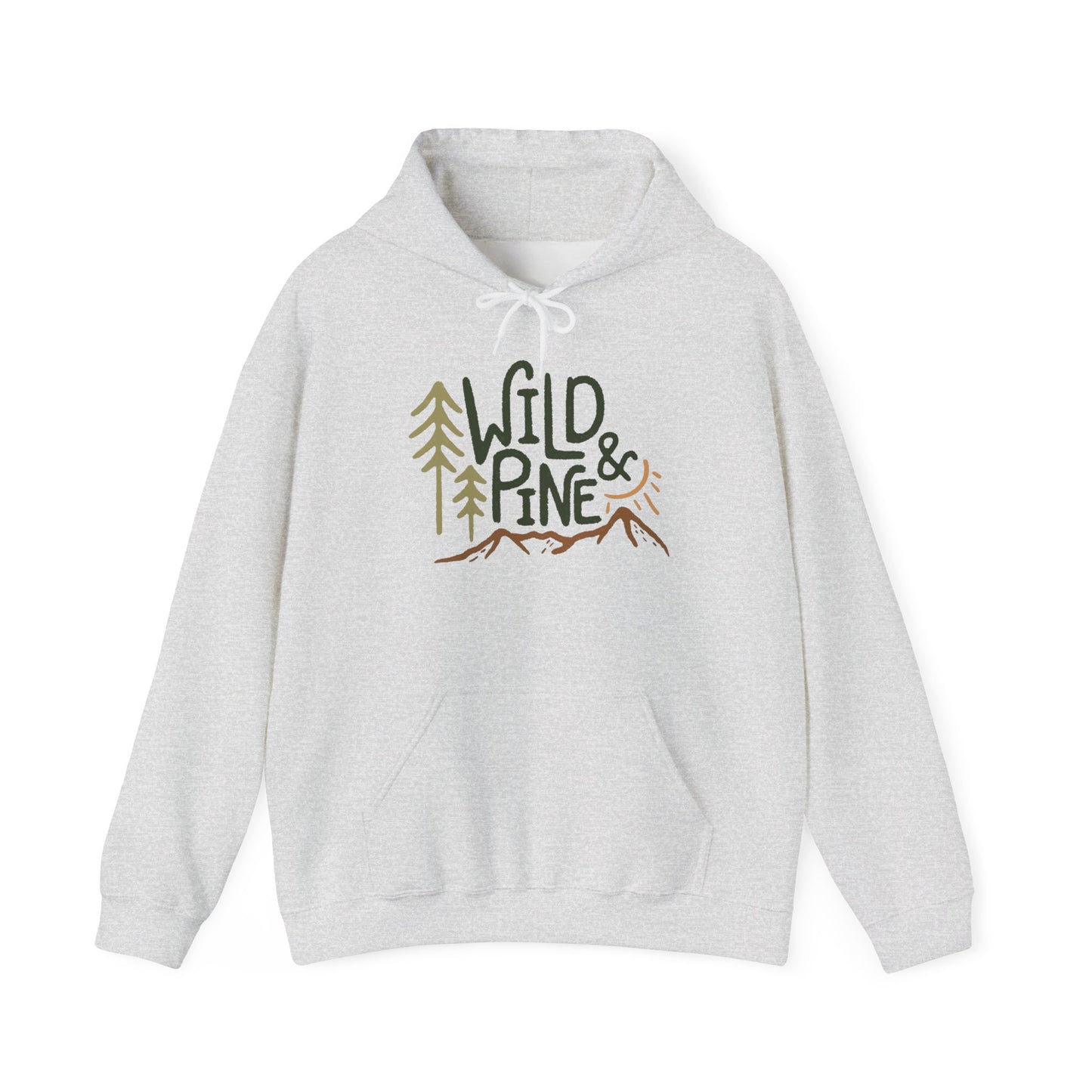 Wild And Pine Outdoors Graphic Hoodie Unisex Heavy Blend™ Hooded Sweatshirt