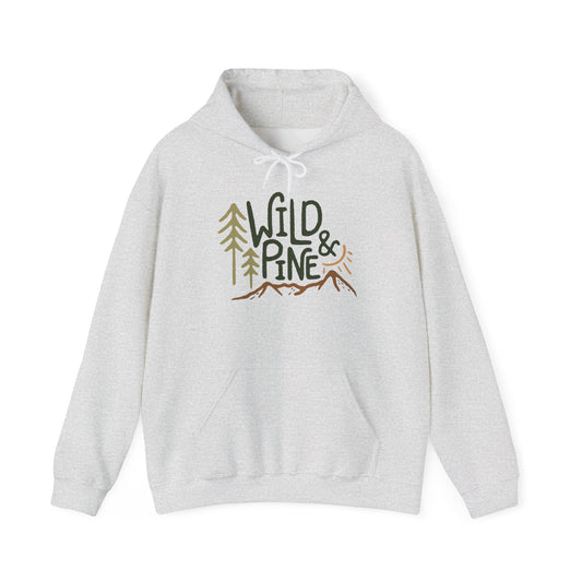 Wild And Pine Outdoors Graphic Hoodie Unisex Heavy Blend™ Hooded Sweatshirt