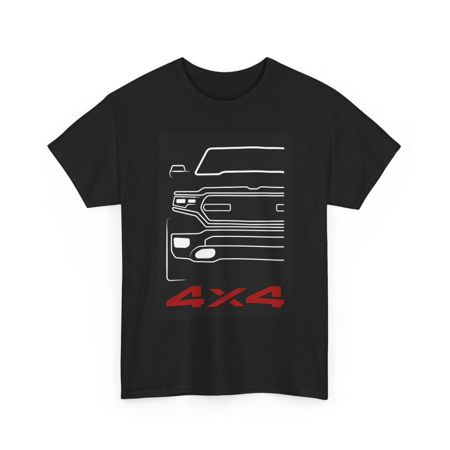 Ram 4x4 Graphic T Shirt Offroading Retro Outdoors Unisex Heavy Cotton Tee