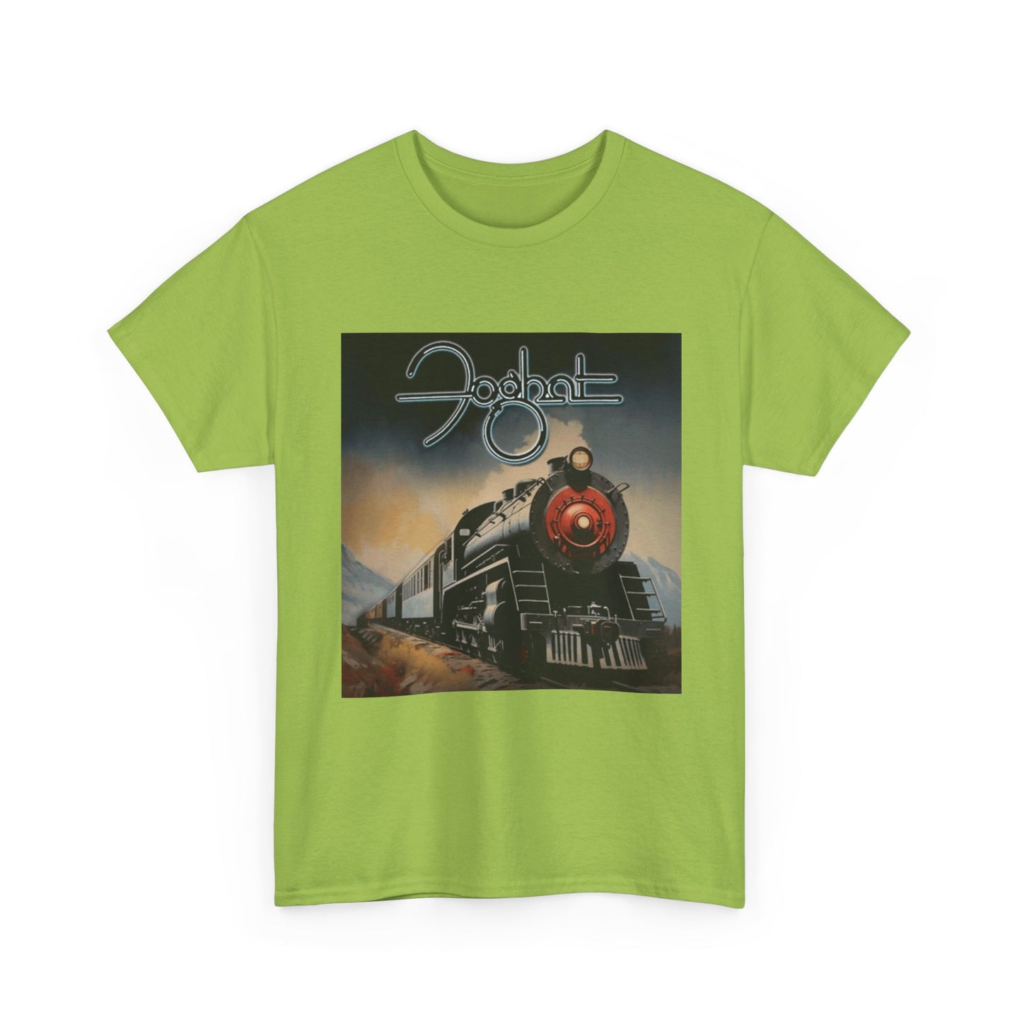 FogHat Tshirt Vintage Rock Poster Retro 70s Woodstock Unisex Heavy Cotton Tee q