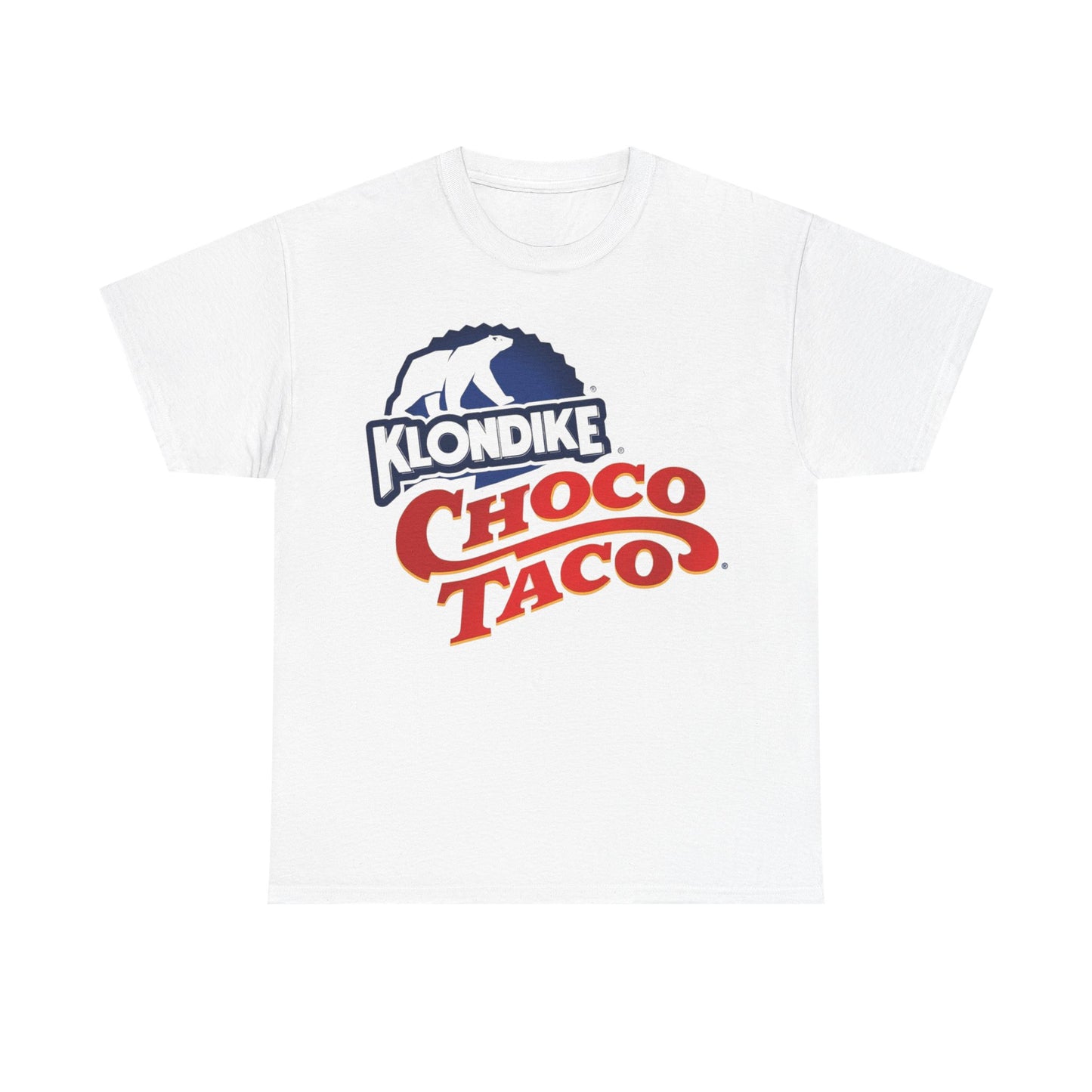 Choco Taco Shirt Klondike Ice Cream Retro Vintage Logo Unisex Heavy Cotton Tee
