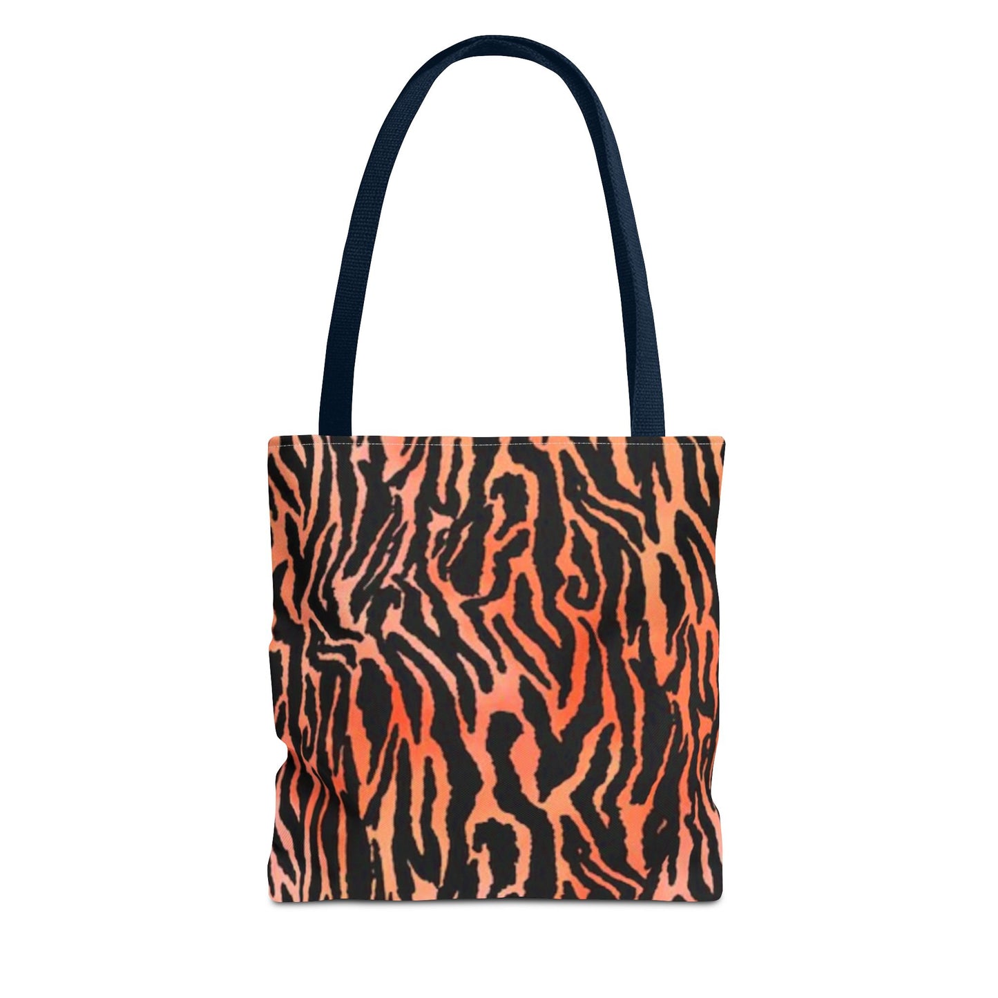 Orange Animal Print Tiger Multi Color Modern Hand Bag PurseTote Bag (AOP)