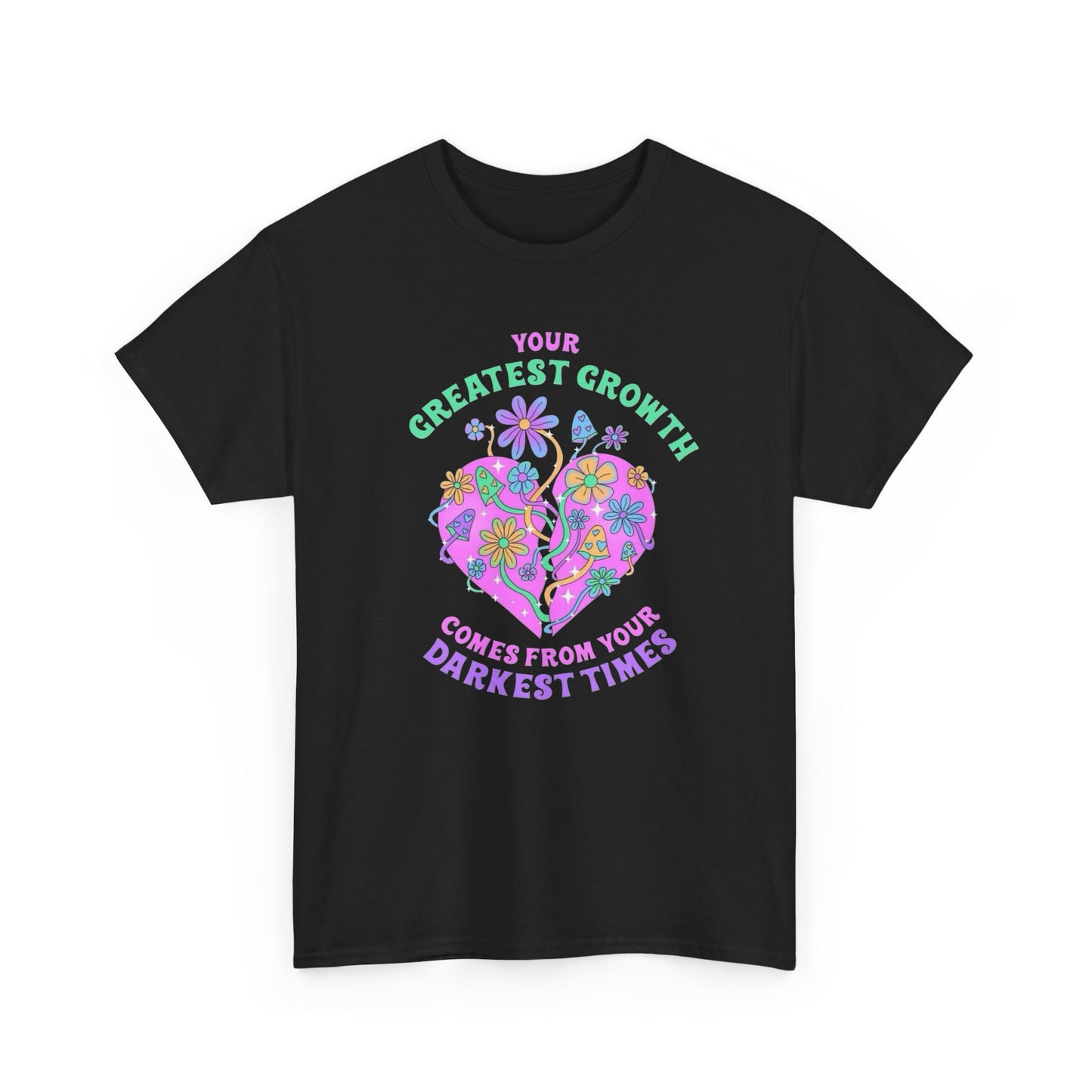 Your Greatest Growth Graphic T-Shirt Unisex Heavy Cotton Tee Gift
