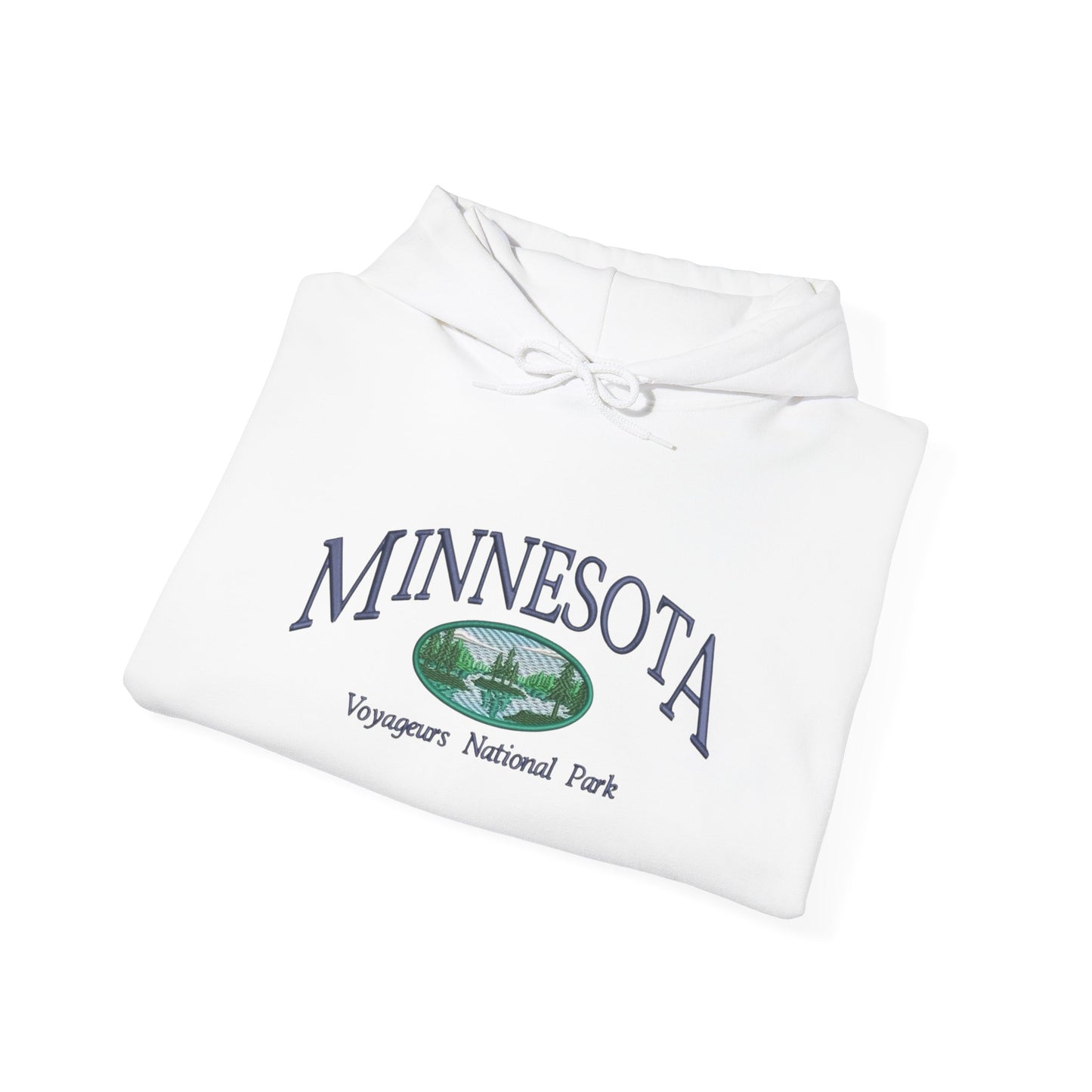 Minnesota National Parks Graphic Hoodie Heavy Blend Sweatshirt NEW