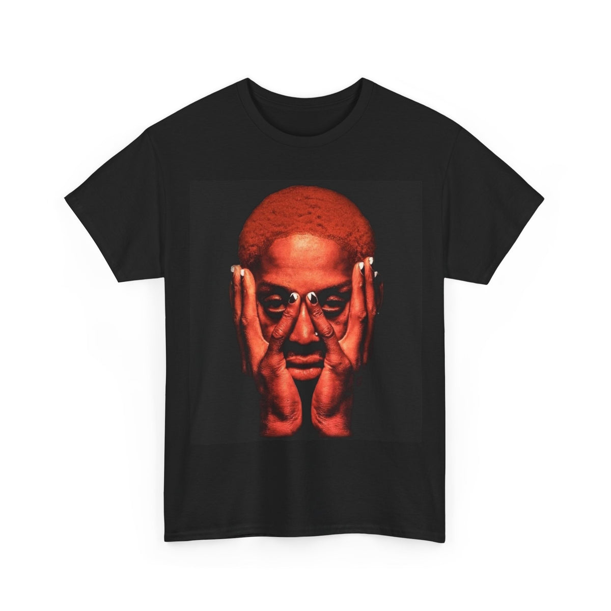 Dennis Rodman T-shirt vintage 90s bulls retro graphic Unisex Heavy Cotton Tee