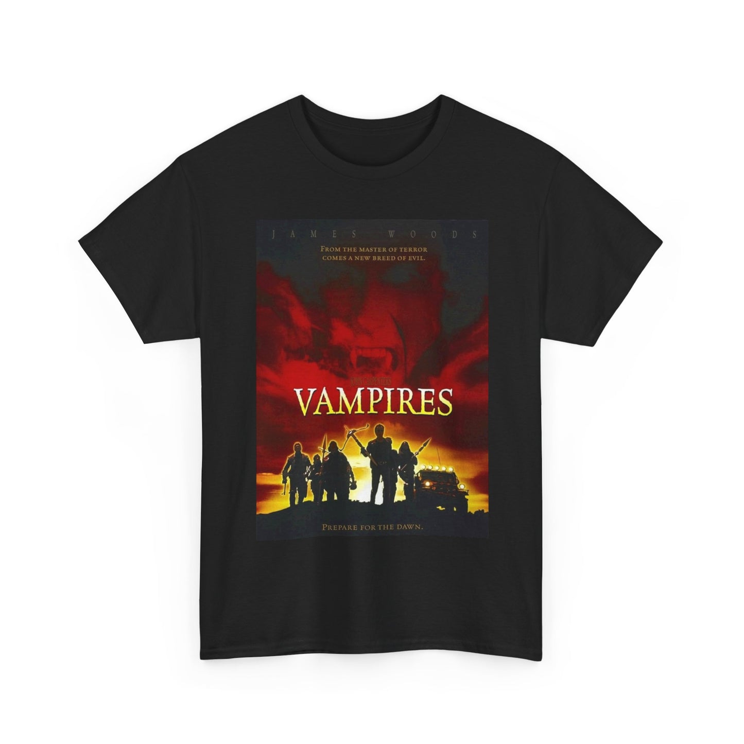 James Woods Vampire Movie Poster Shirt Retro Horror Unisex Heavy Cotton Tee
