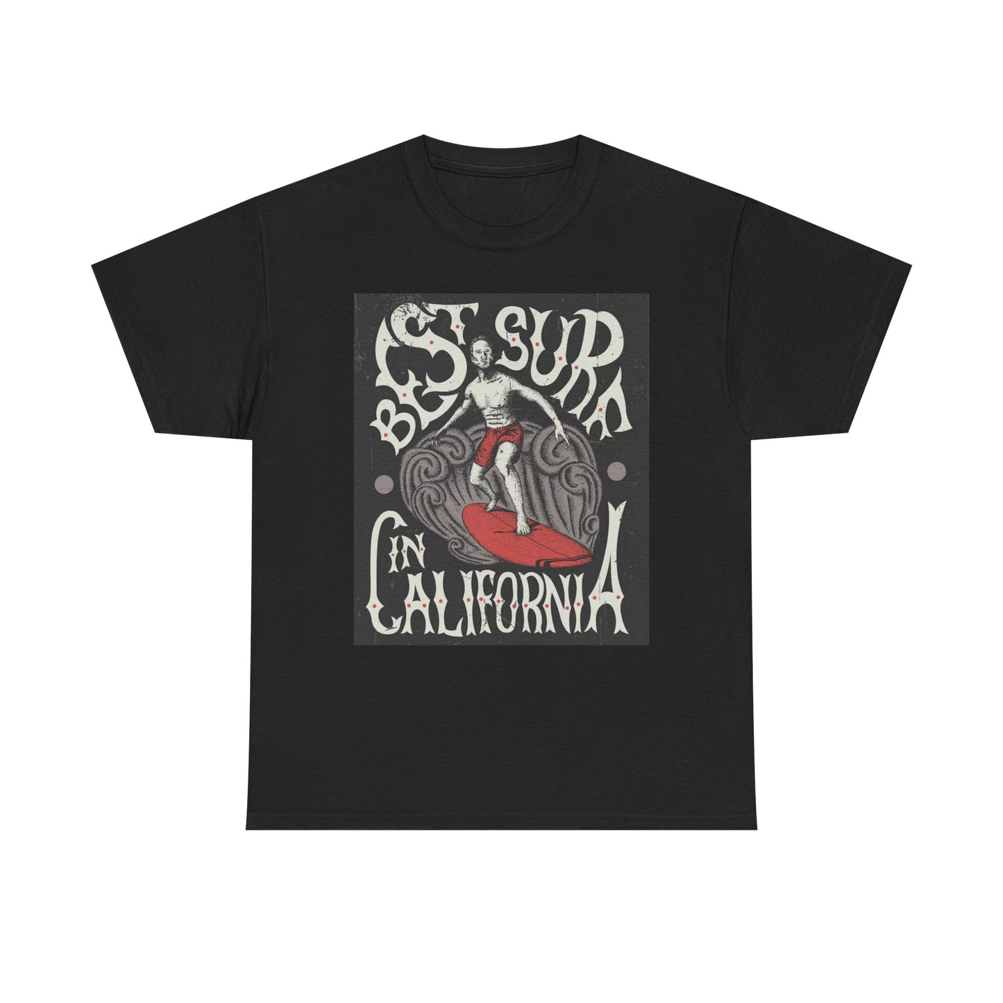 Best Surf In California Graphic T Shirt Brand New Cotton Tee