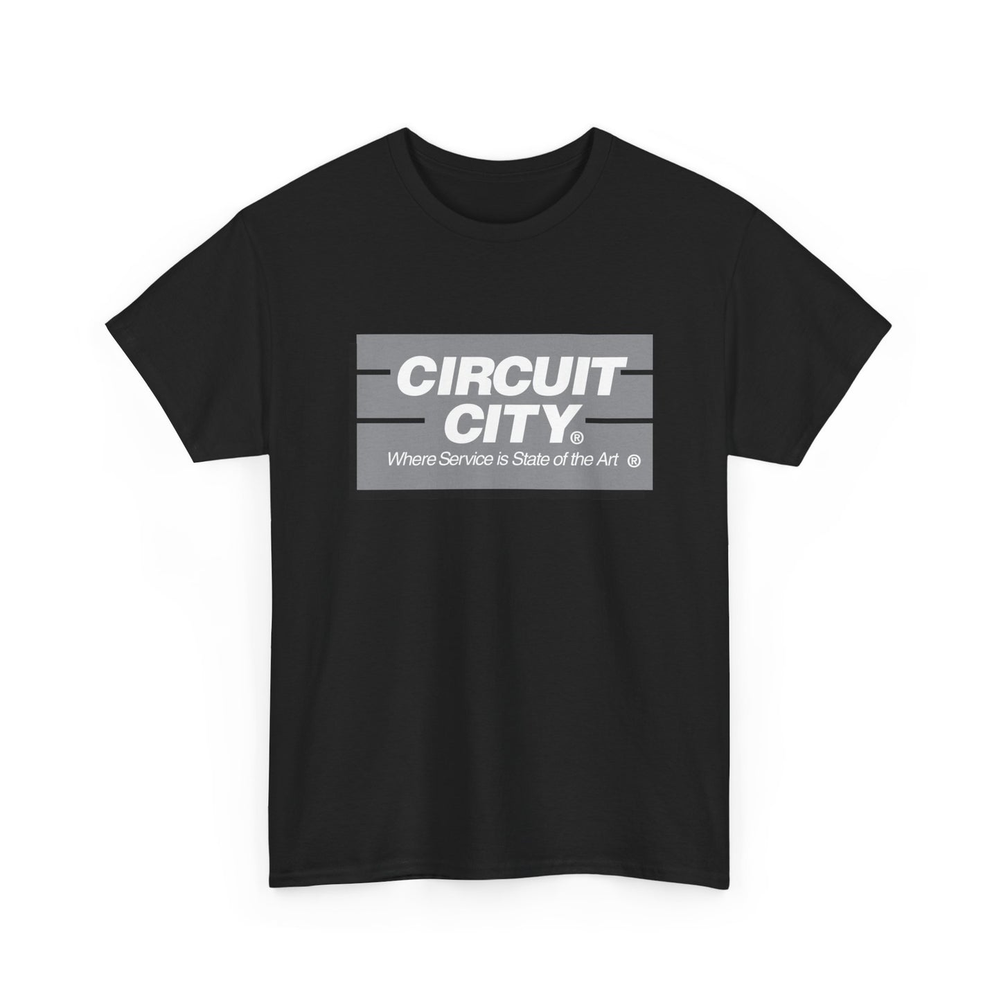 Circuit city T-shirt vintage graphic employee shirt retro design Unisex Heavy