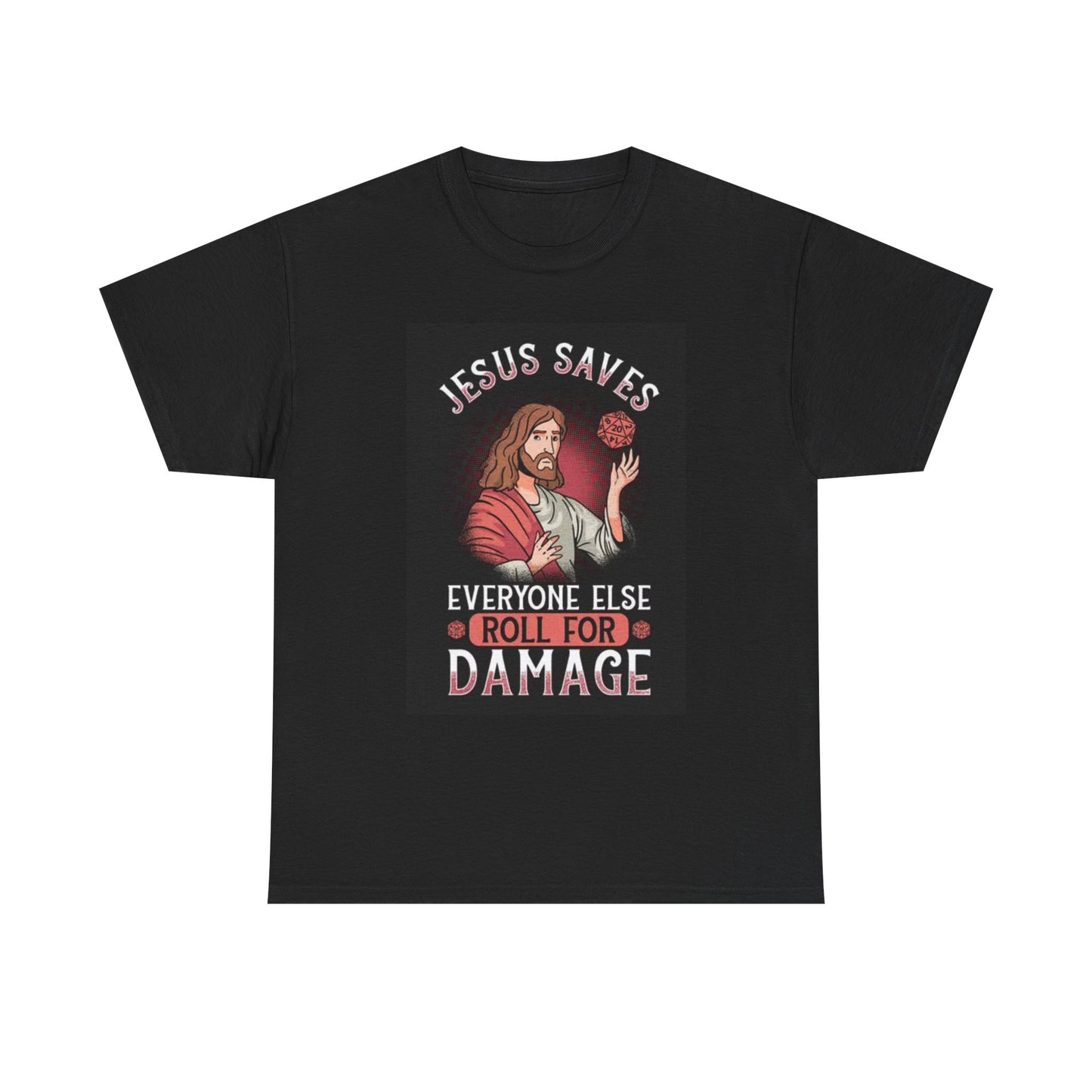 Jesus Saves Shirt Funny Graphic God Graphic Bible Unisex Heavy Cotton Tee