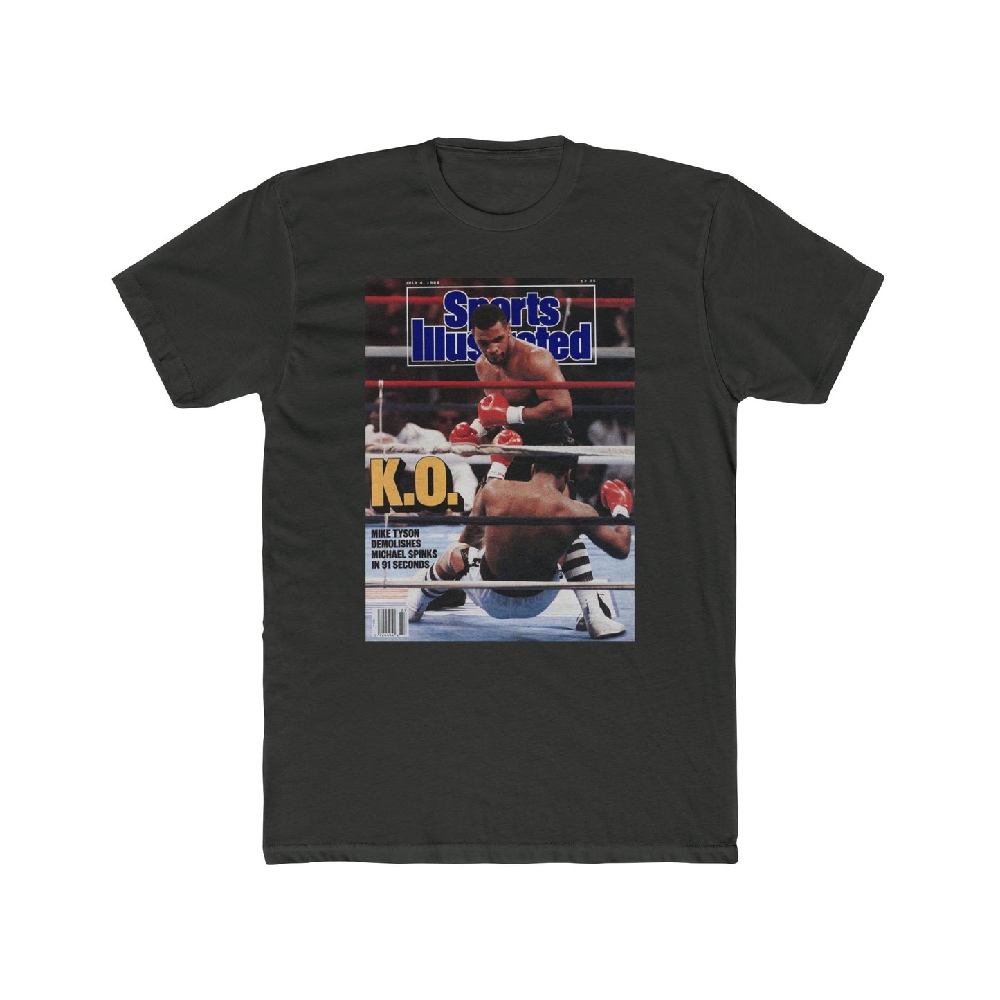 Mike Tyson Tshirt vintage New York  Men's Cotton Crew Tee boxing mma wrestling