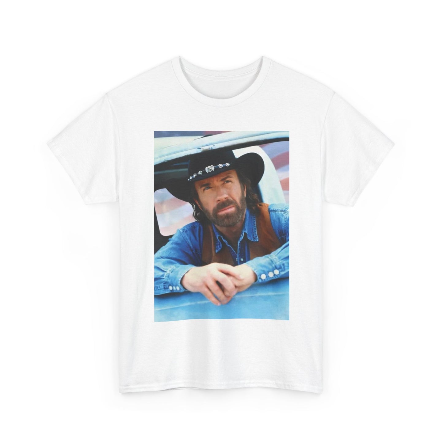 Walker Texas Ranger Shirt Vintage Tv Series Chuck Norris Unisex Heavy Cotton Tee