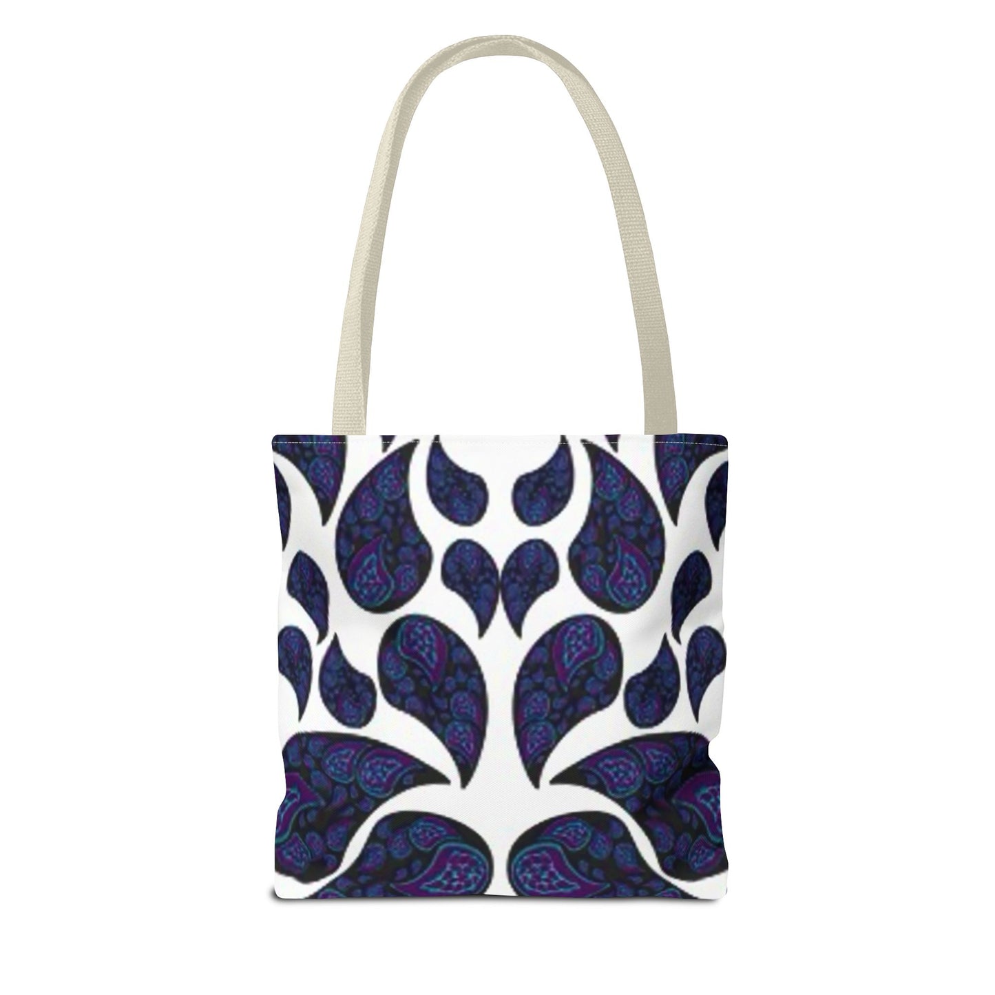 White And Blue Paisley Multi Color BRAND NEW MODERN Tote Bag (AOP)