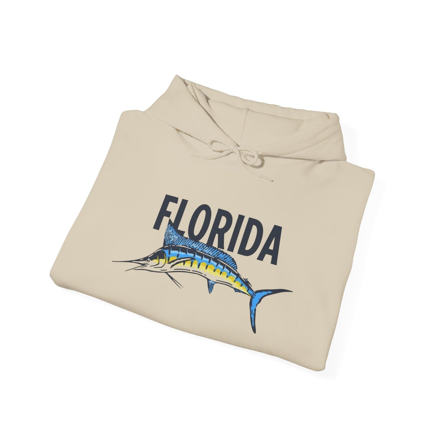 Florida Marlin Fishing Graphic Hoodie Unisex Heavy Blend™ Hooded Sweatshirt