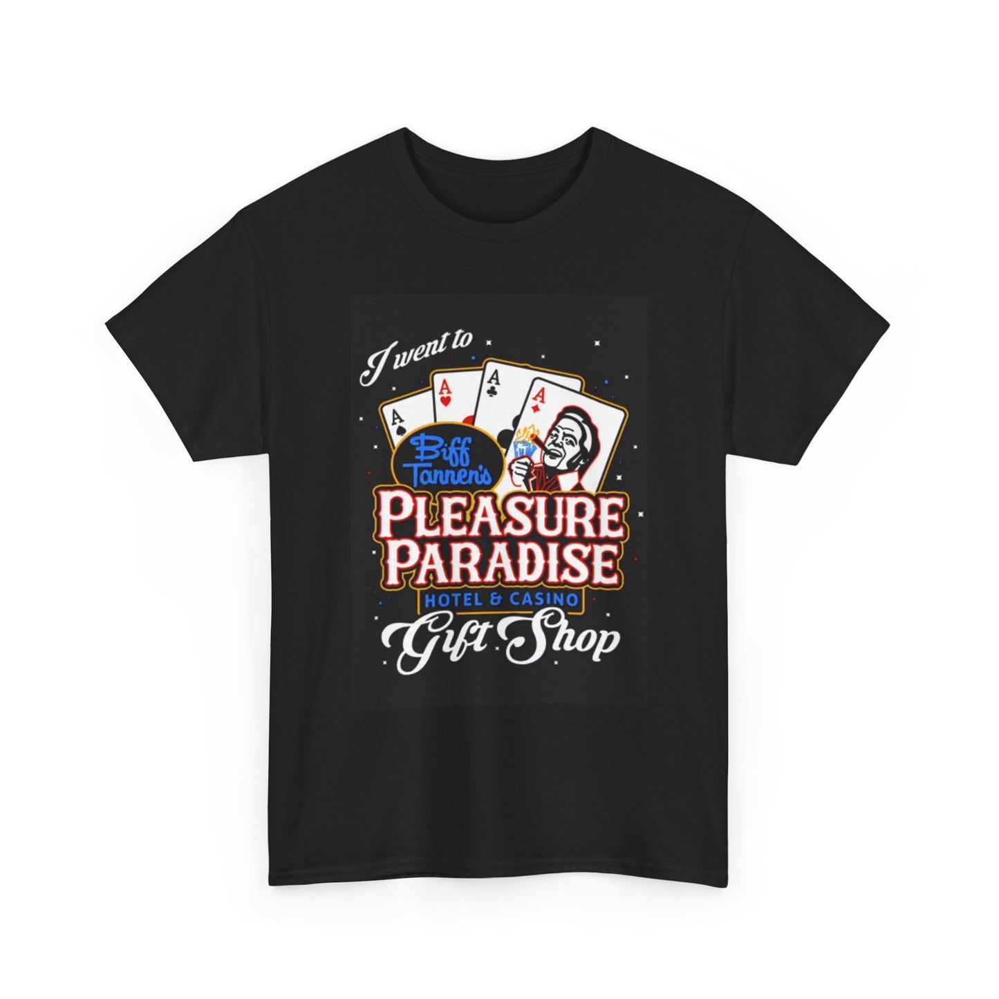 Biffs Casino Tshirt Back To The Future Graphic Rare Unisex Heavy Cotton Tee