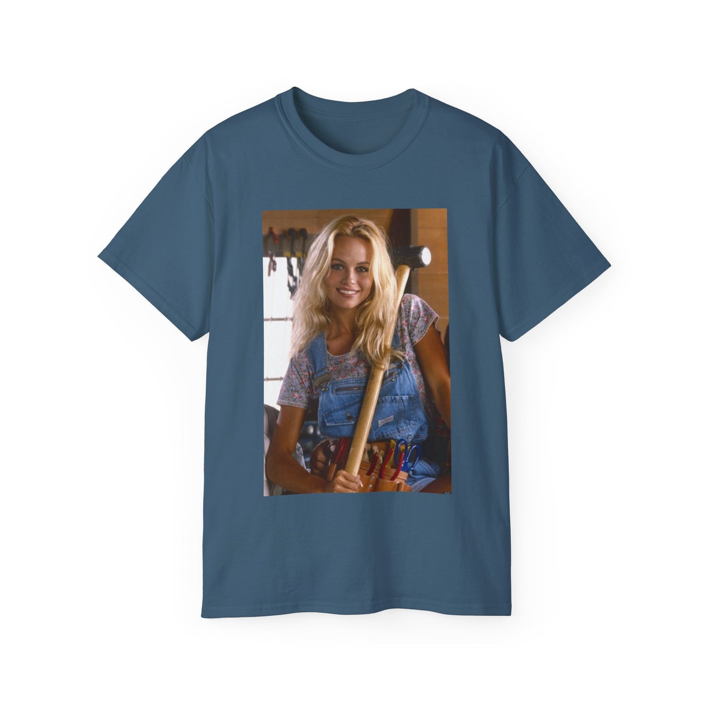 Pam Anderson playboy tool time 90s vintage Unisex Ultra Cotton Tee