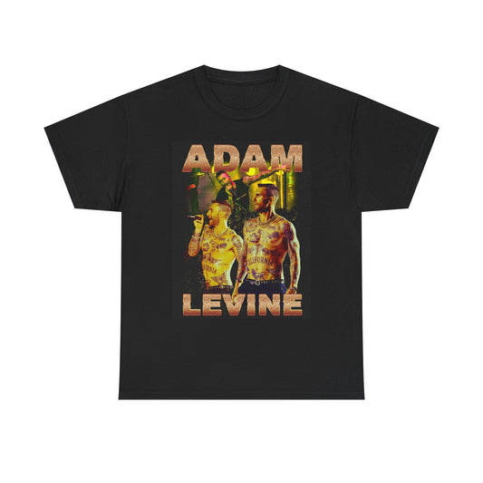 Adam Levine Graphic T Shirt Retro Stage Unisex Heavy Cotton Tee